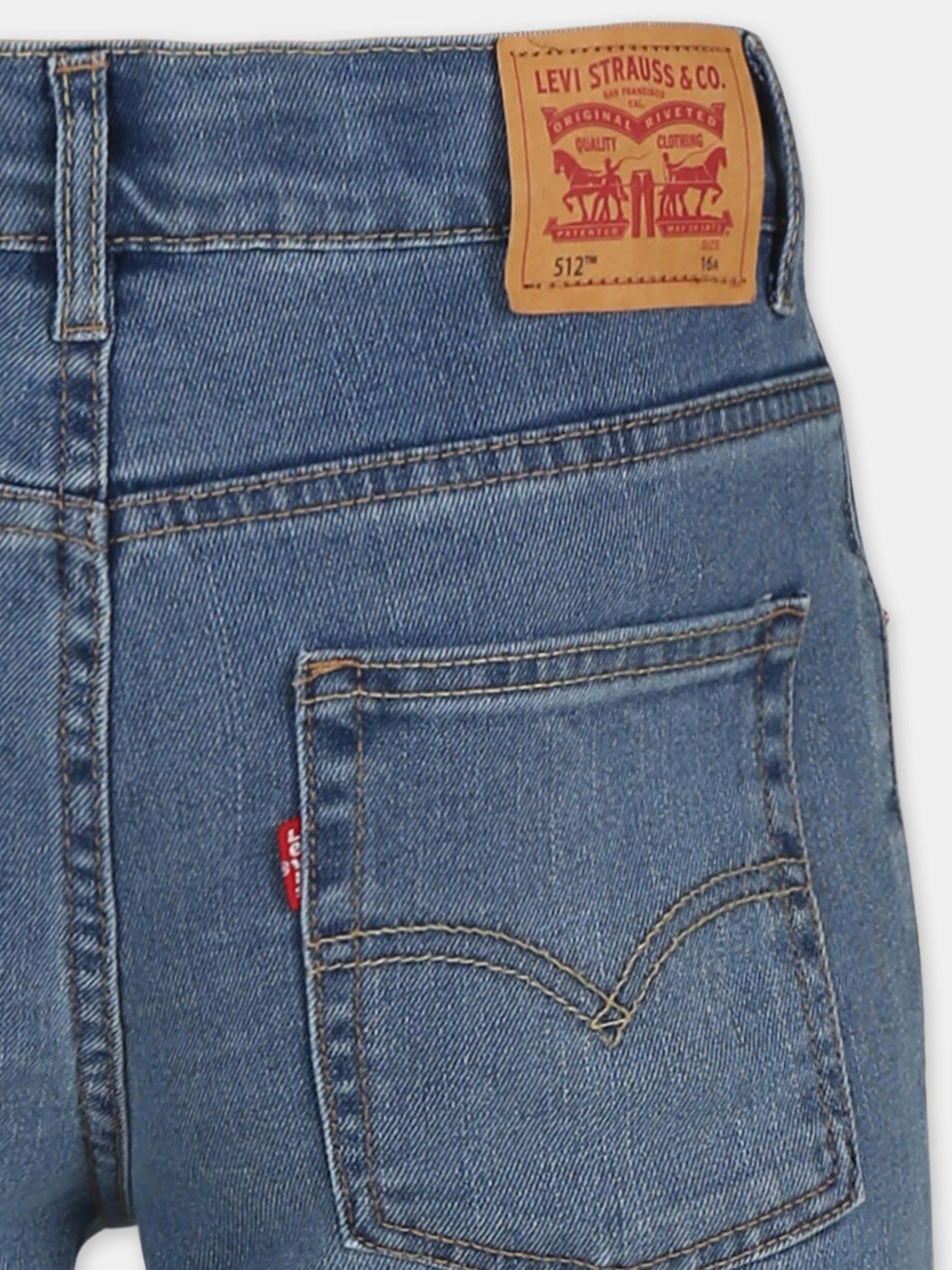 Jeans blu 512 per bambino,Levi's Kids,23WLK9E6728 M9O