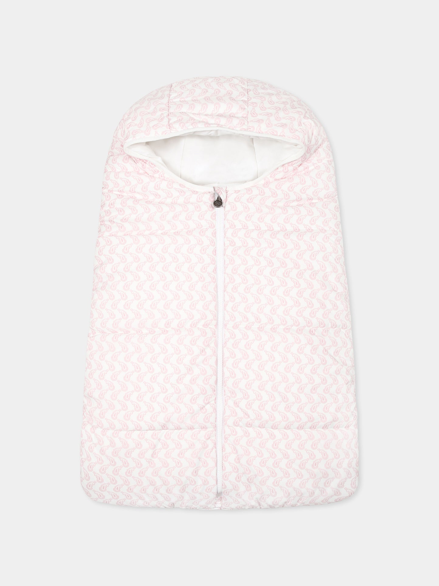 Pink sleeping bag for baby girl