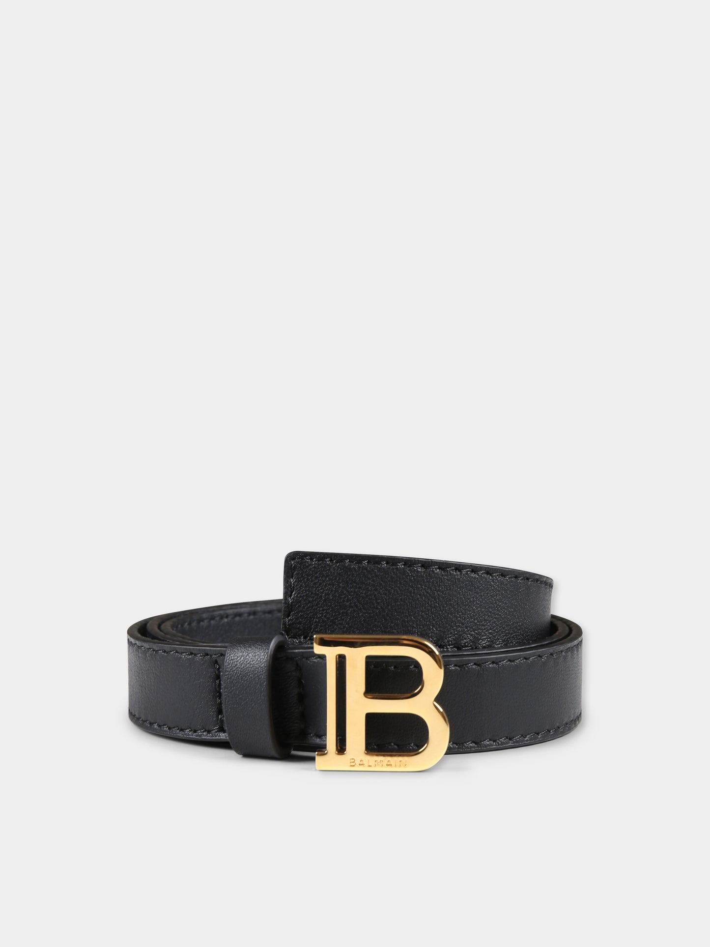 Black belt for girl with logo