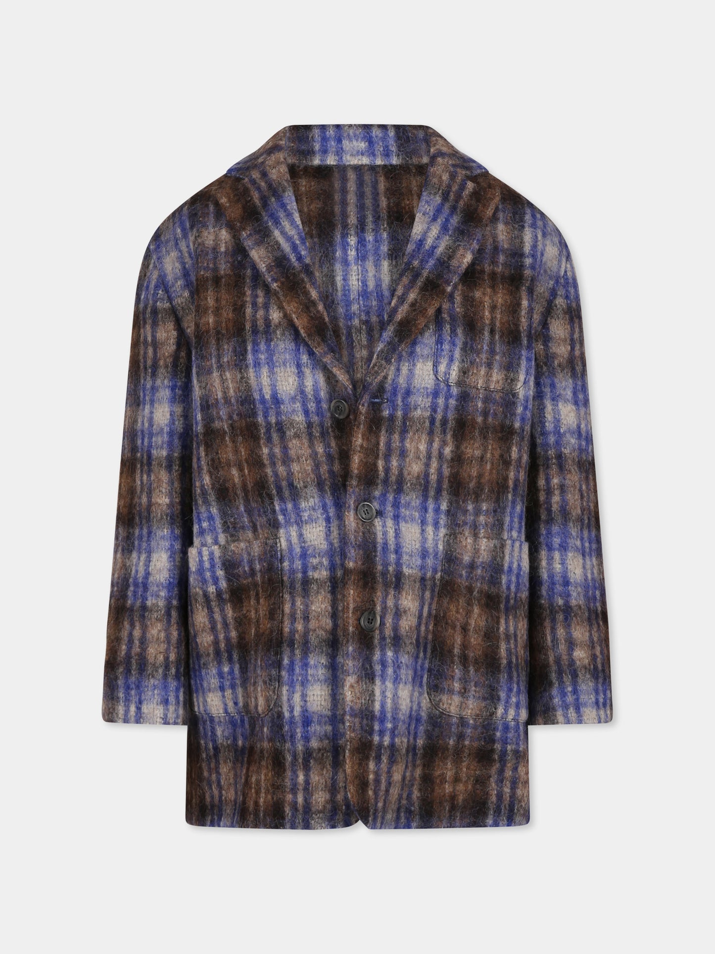 Cappotto multicolor per bambina con logo,Douuod Kids,DV2P54 E0196 904BL