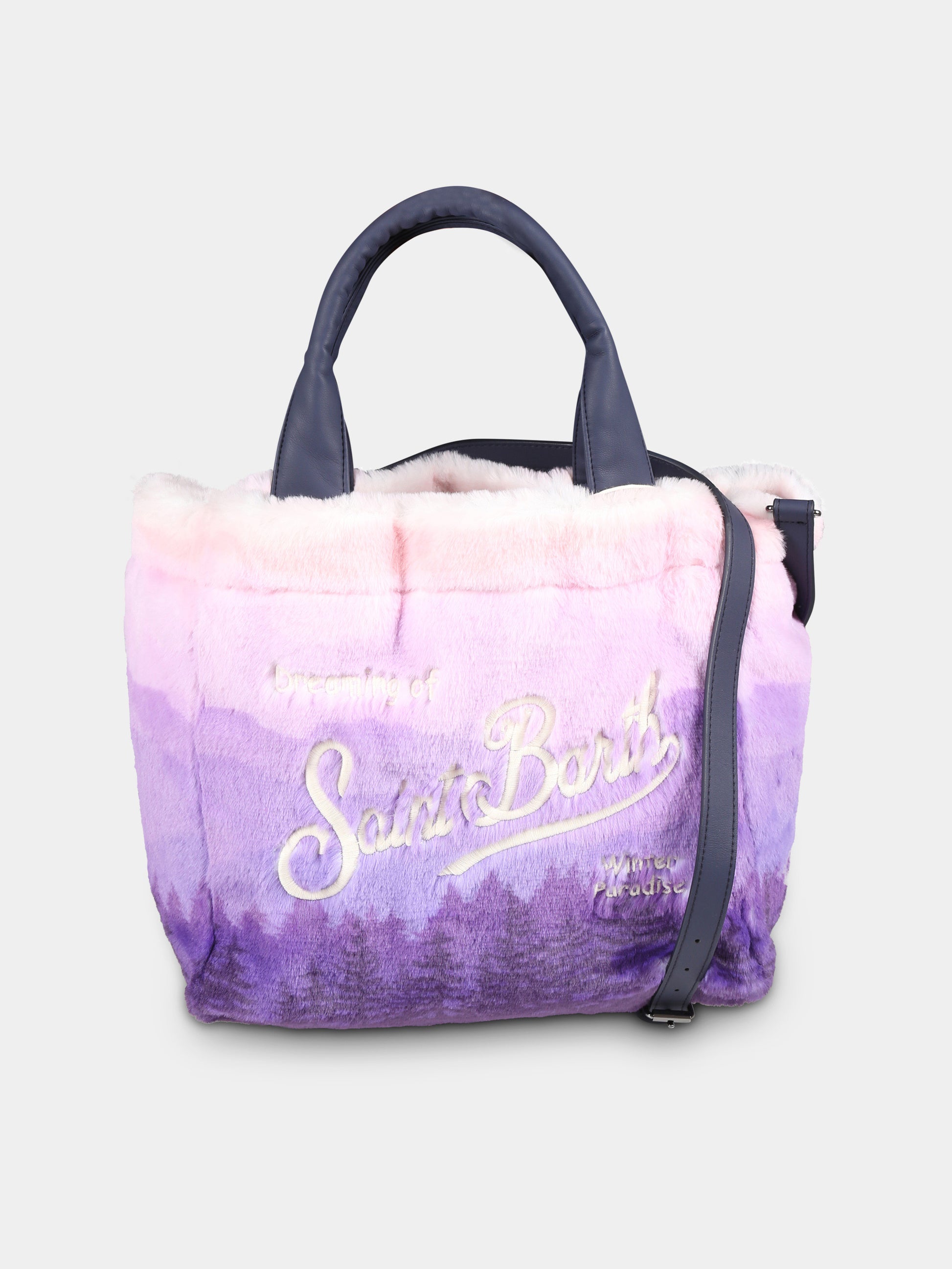 Borsa viola Colette per bambina con logo,Mc2 Saint Barth,COL0016 00100E