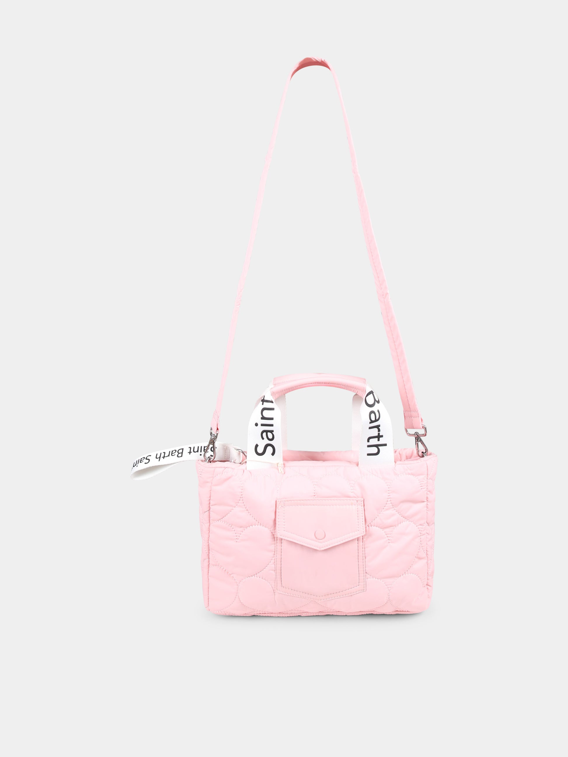 Borsa rosa per bambina con logo,Mc2 Saint Barth,PUF0002 00082E