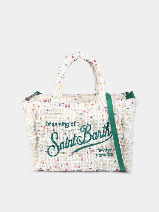 Borsa avorio Colette per bambina con logo,Mc2 Saint Barth,COL0015 00244G