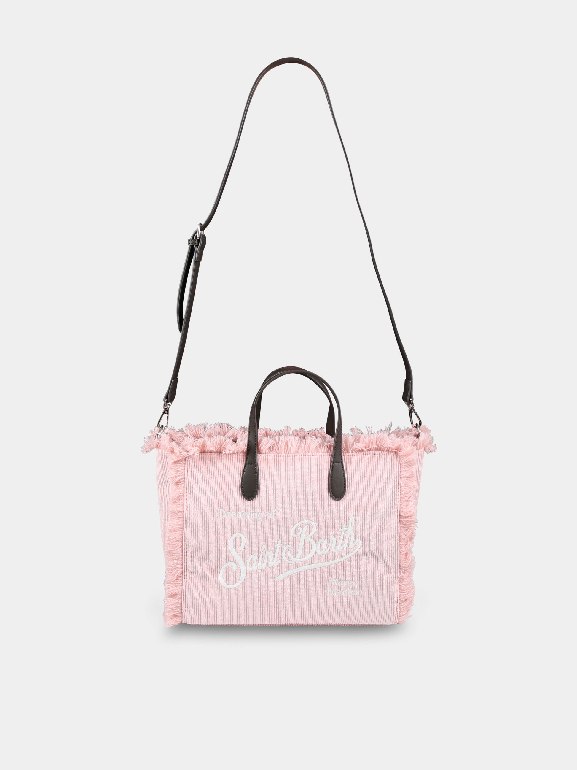 Borsa rosa Colette per bambina con logo,Mc2 Saint Barth,COL0003 00382G