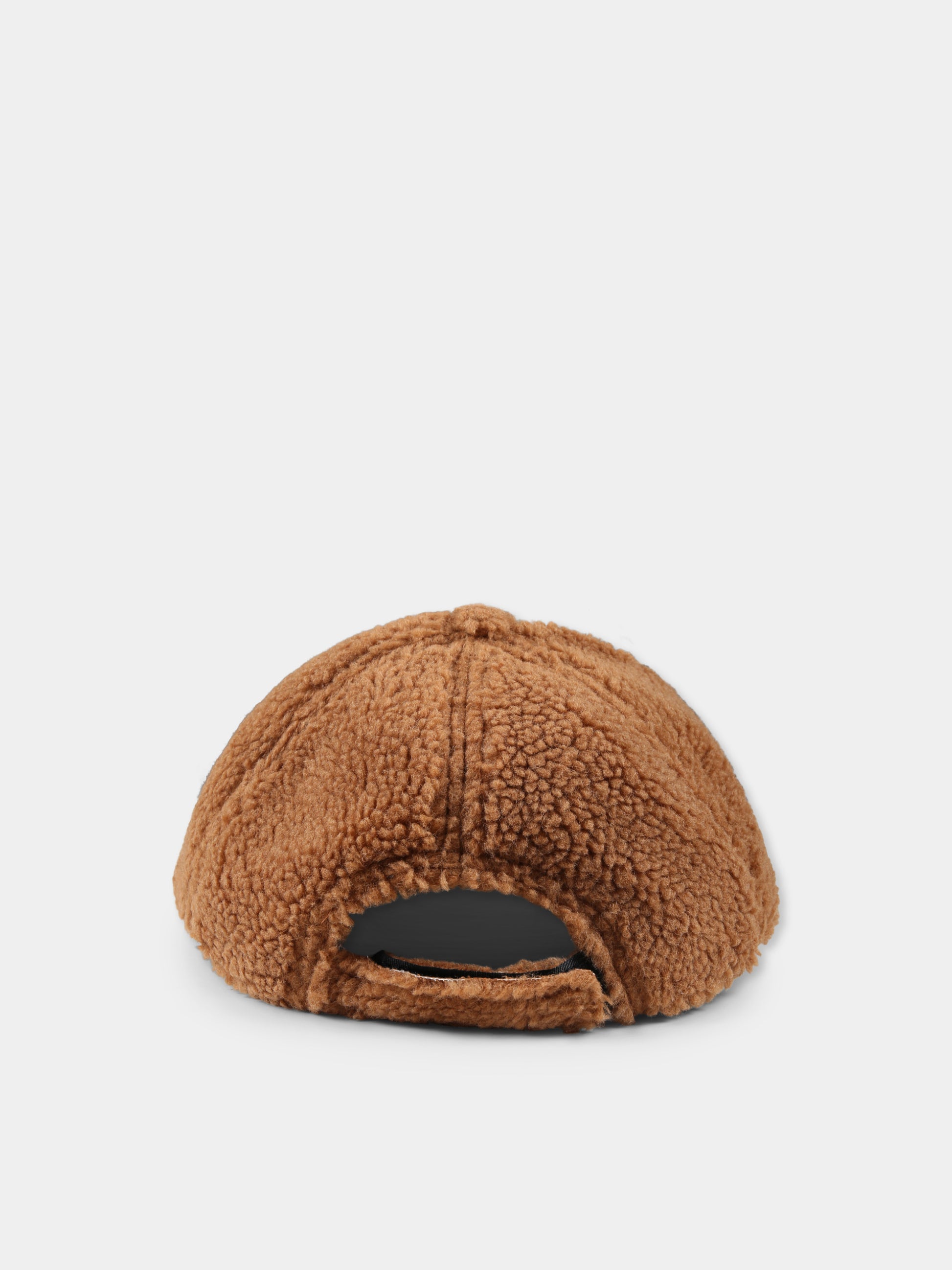 Cappello marrone per bambini con logo,Mc2 Saint Barth,BASB0008 01276G