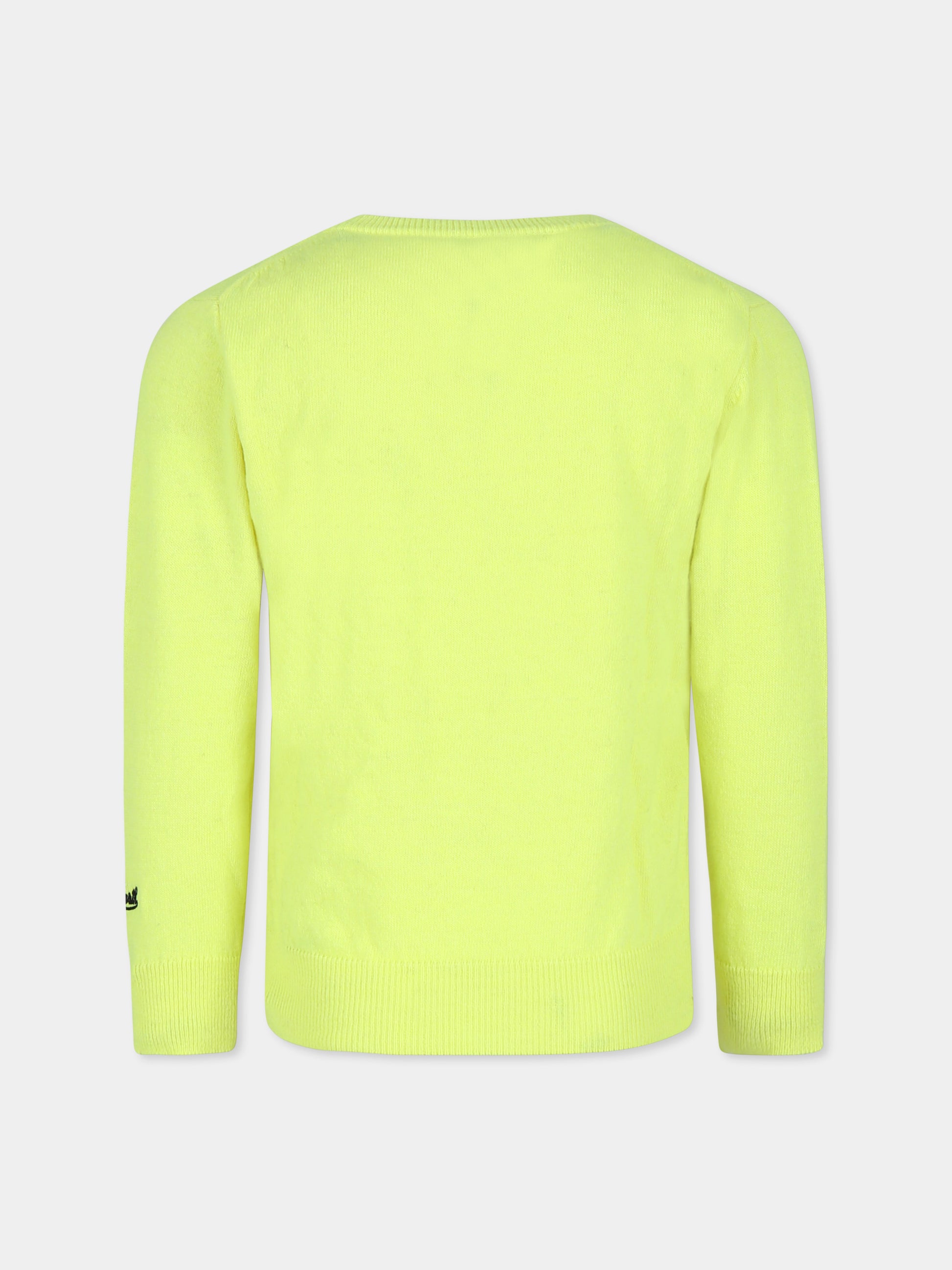 Maglione verde per bambino con Hulk,Mc2 Saint Barth,DOU0001 - 10197E