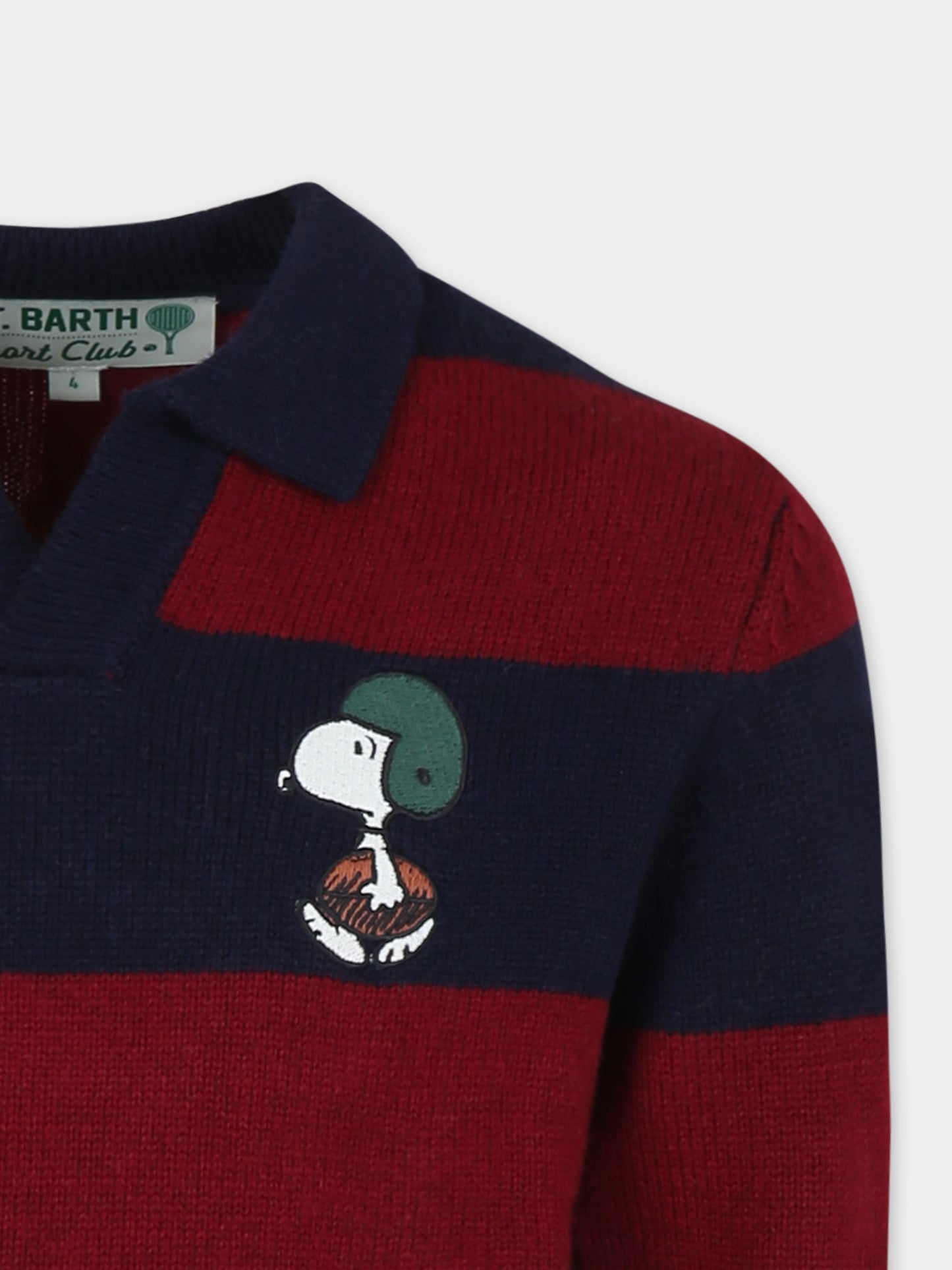 Maglione multicolor per bambino con Snoopy,Mc2 Saint Barth,COVE001 - 00278G