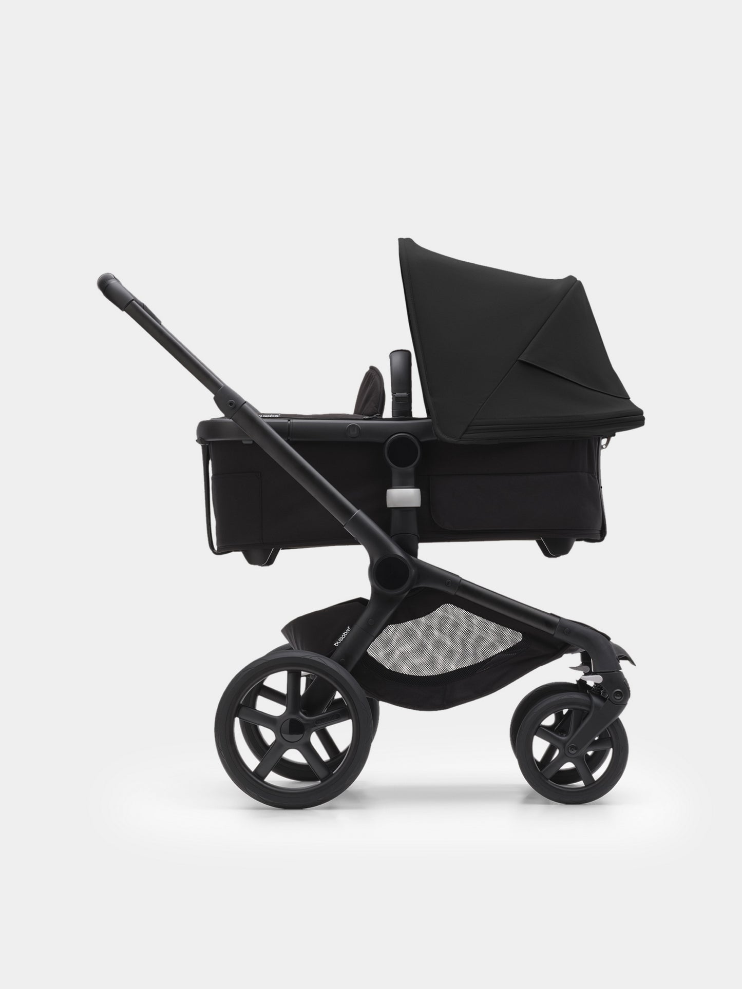 Passeggino Fox 5 completo Black/Midnight black per neonati