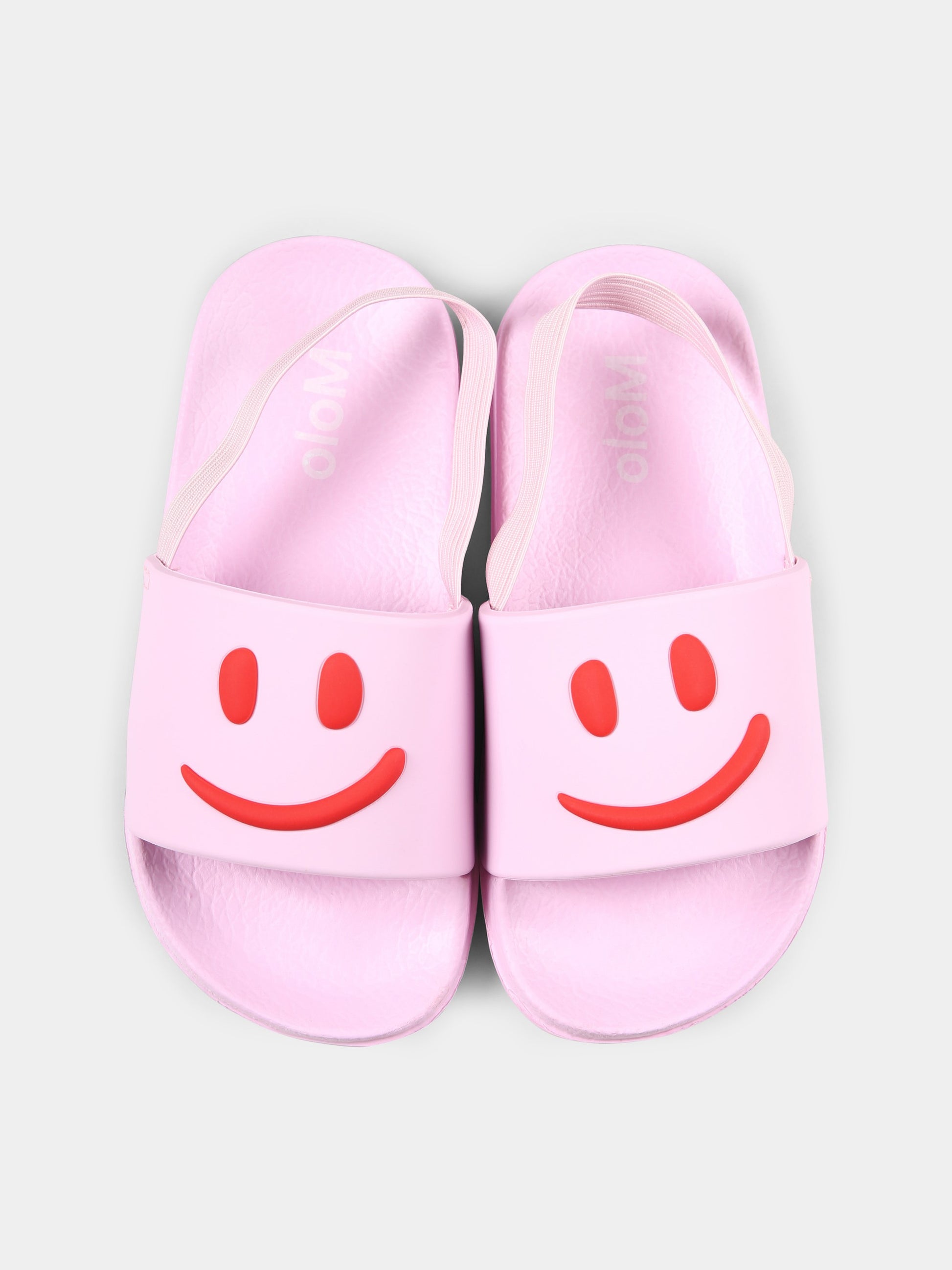 Ciabatte rosa Zhappy per bambina con smile,Molo,7S25U201 2096-