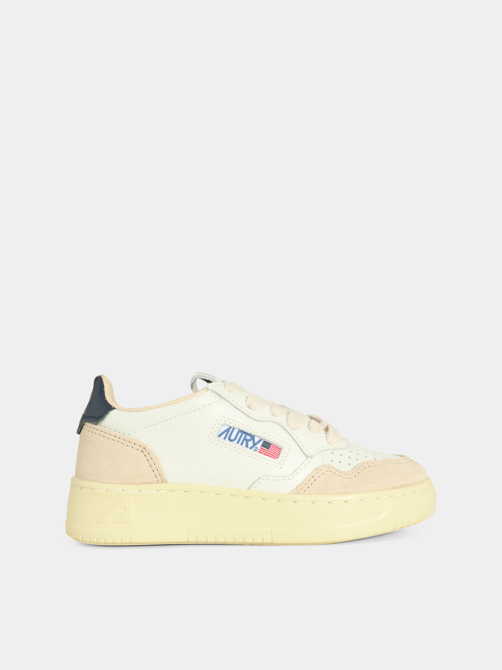 Sneakers bianche per bambini con logo,Autry,KULK FS06