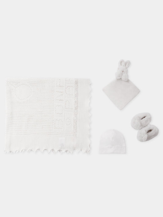 Set accessori bianco per neonati con ciliegia,Bonpoint,PERZKID00102 002