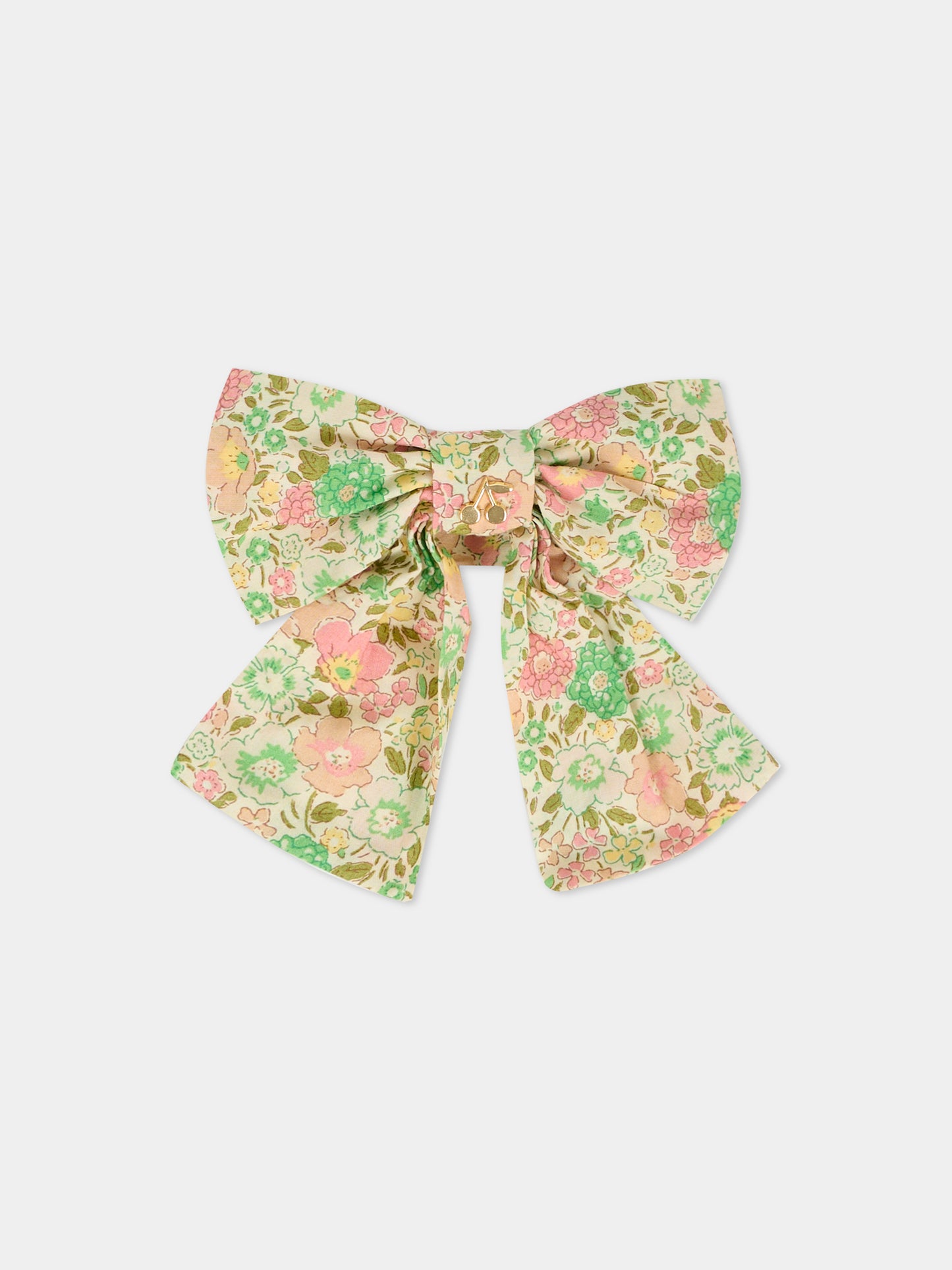 Elastico multicolor per bambina con stampa floreale,Bonpoint,W05GHAW00014 521