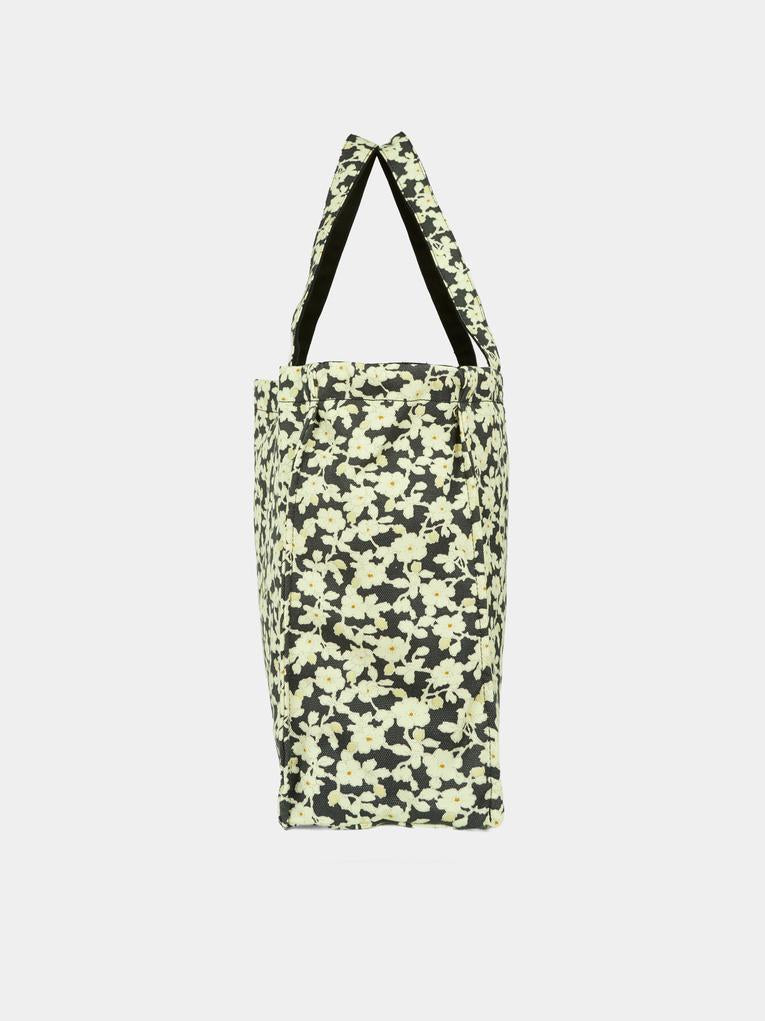 Borsa reversibile nera per bambina con stampa floreale,Bonpoint,P05GBAW00001 599C