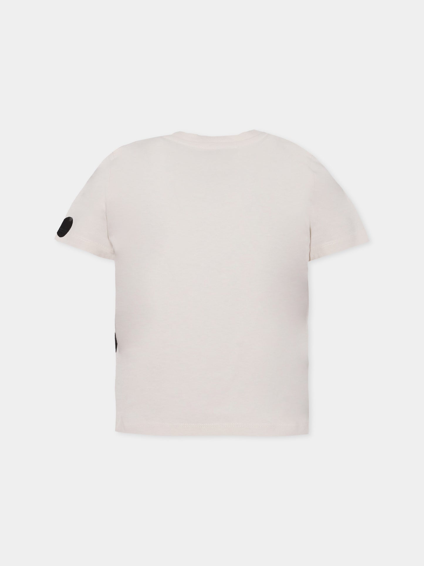 T-shirt avorio per bambina con macchina fotografica,Bonpoint,P05GTSK00001 104