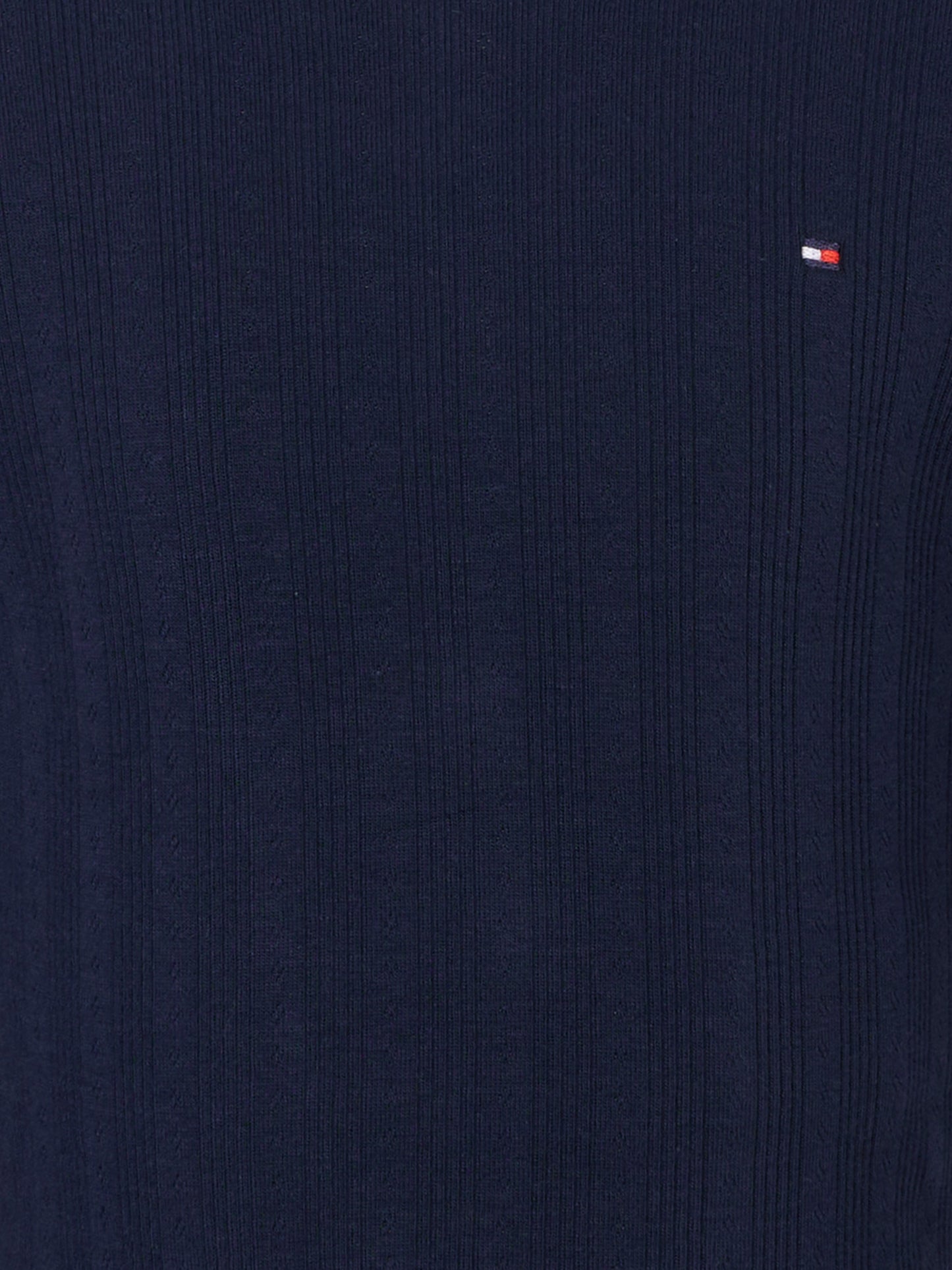 T-shirt blu per bambina con bandierina,Tommy Hilfiger Junior,25CTHKG0KG08631 C1G