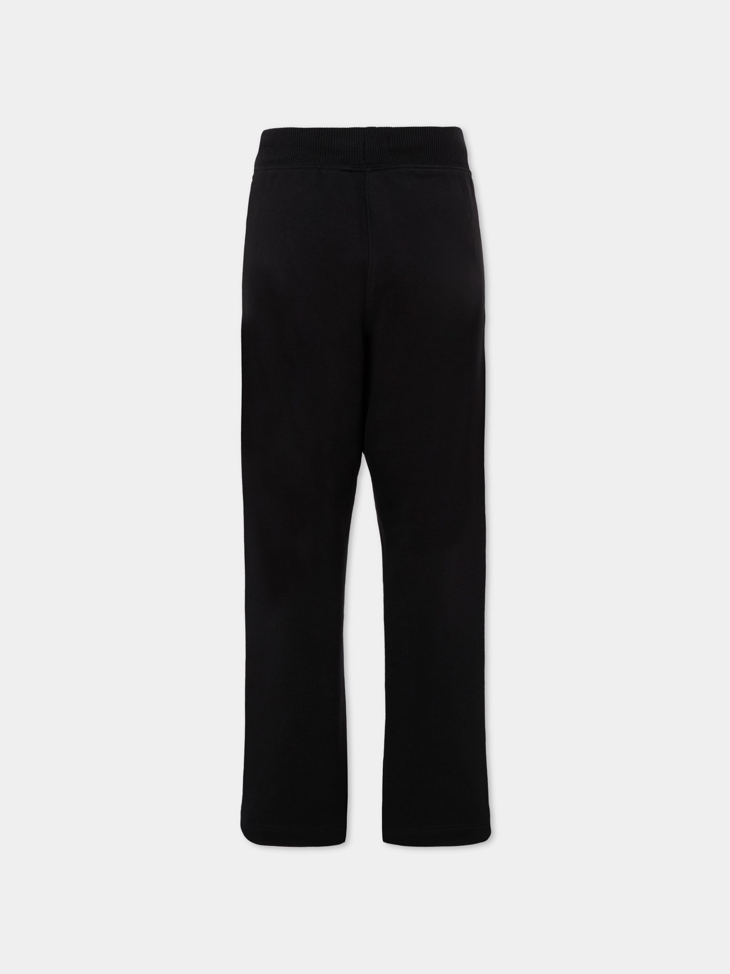 Pantaloni neri per bambino con logo,Calvin Klein Kids,25CCKIB0IB02538 BEH