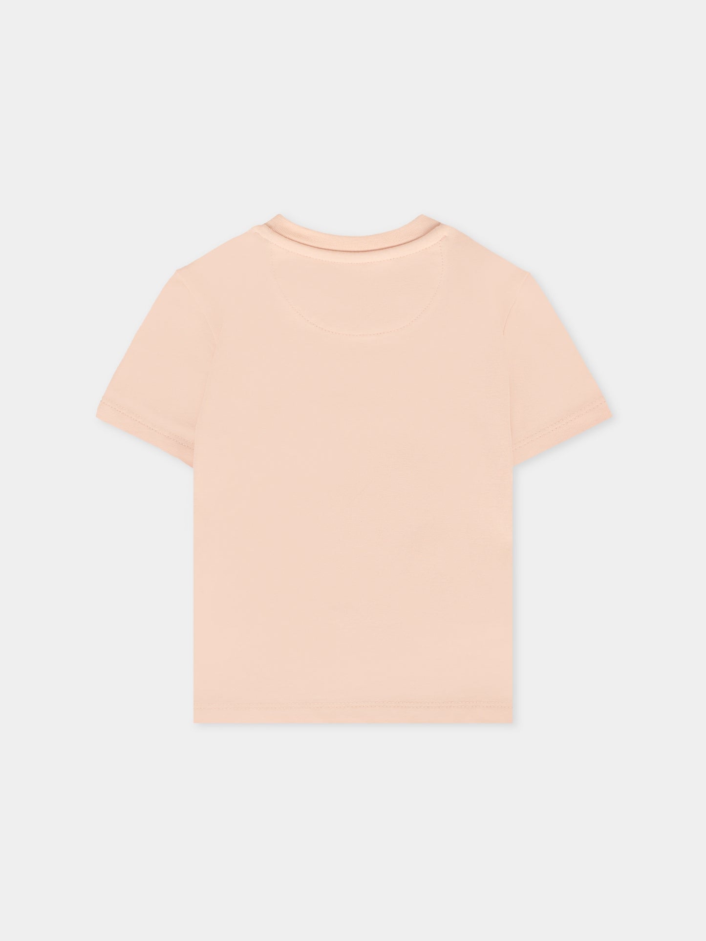 T-shirt rosa per neonata con logo,Calvin Klein Kids,25CCKIN0IN00001 TGI