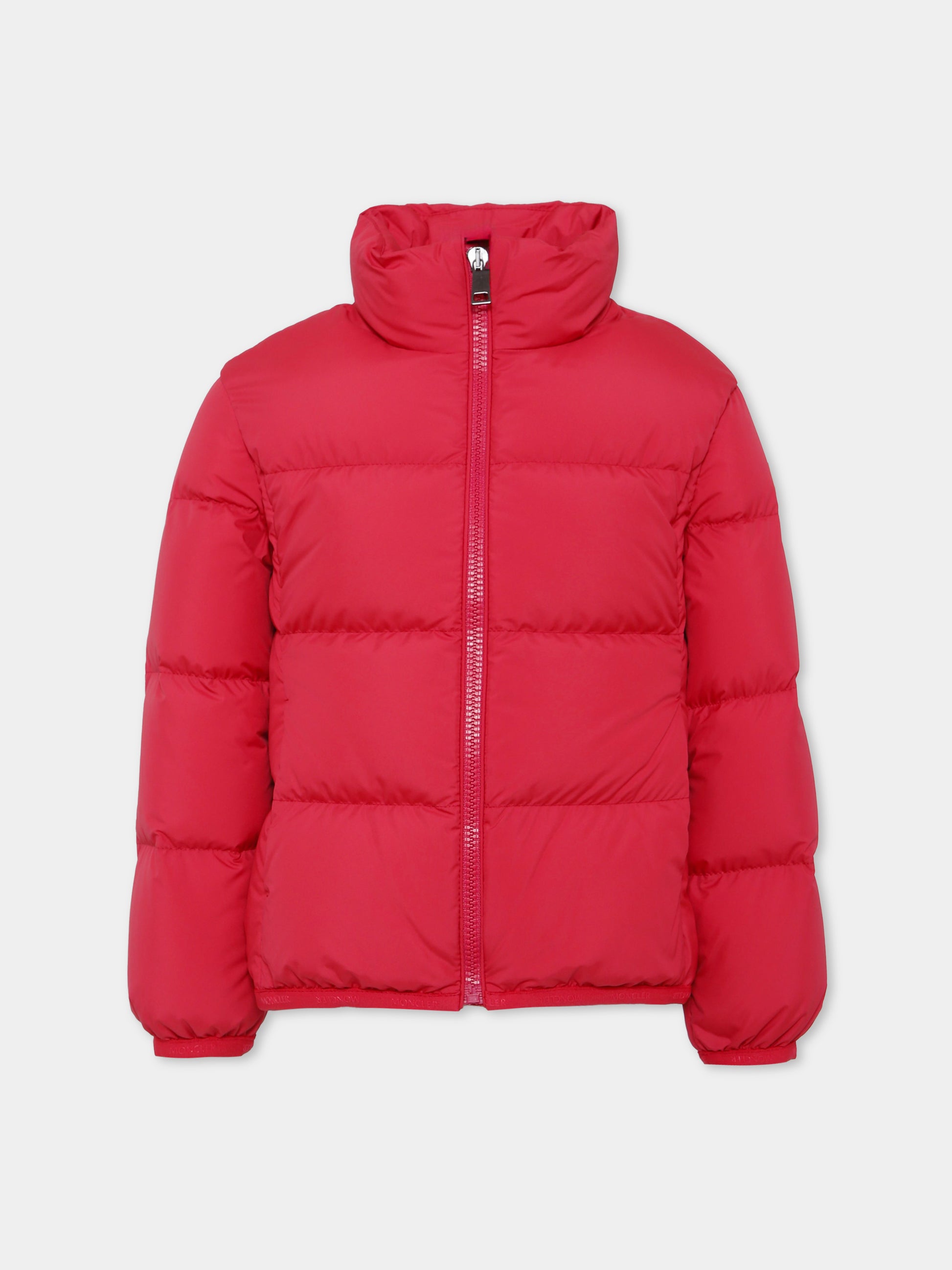 Piumino Cermasa rosa per bambina con logo,Moncler Kids,K2954 - 1A00016 - 597YW 542