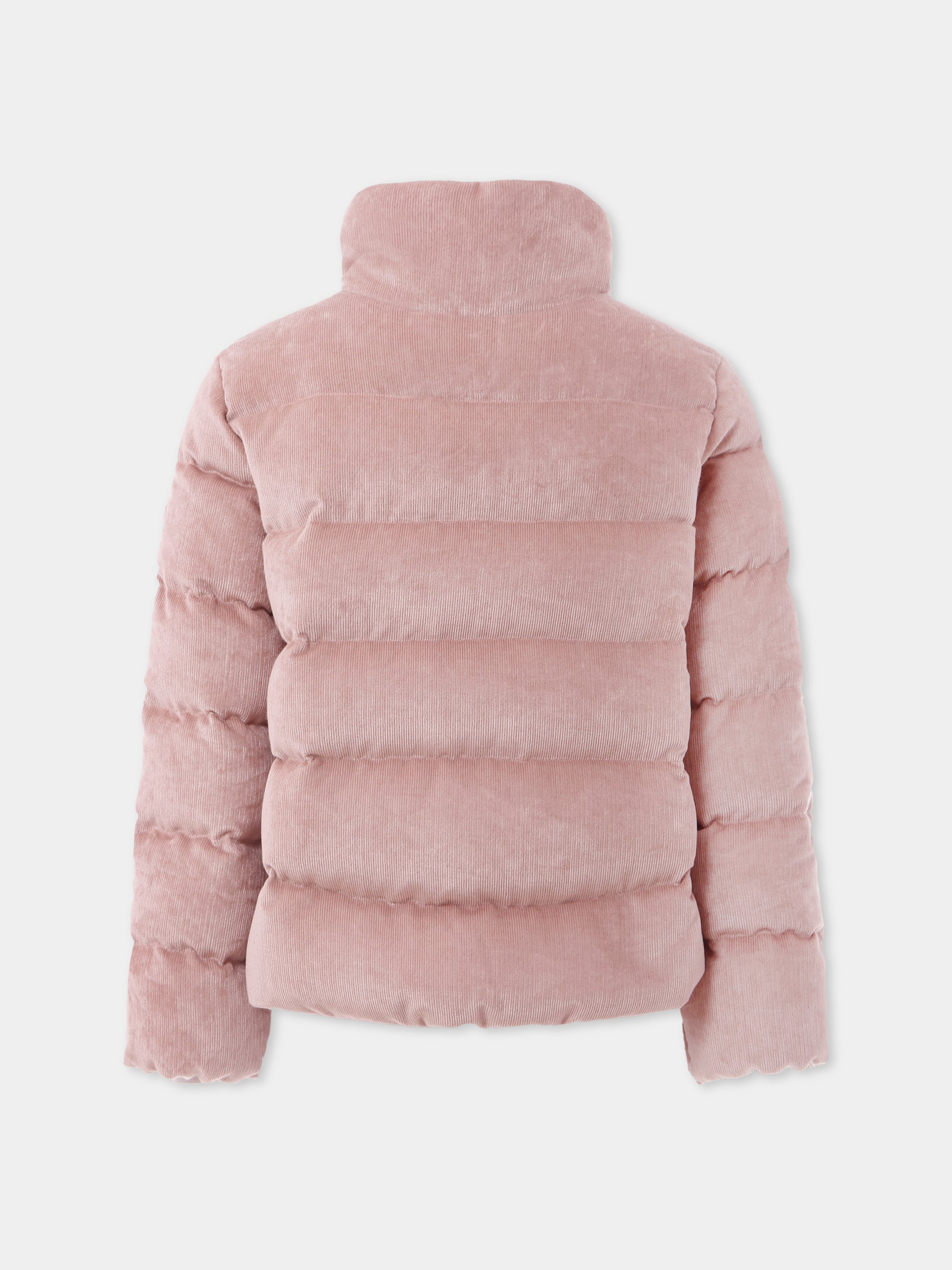 Piumino Marth rosa per bambina con logo,Moncler Kids,K2954 - 1A00033 - 598QF 53D