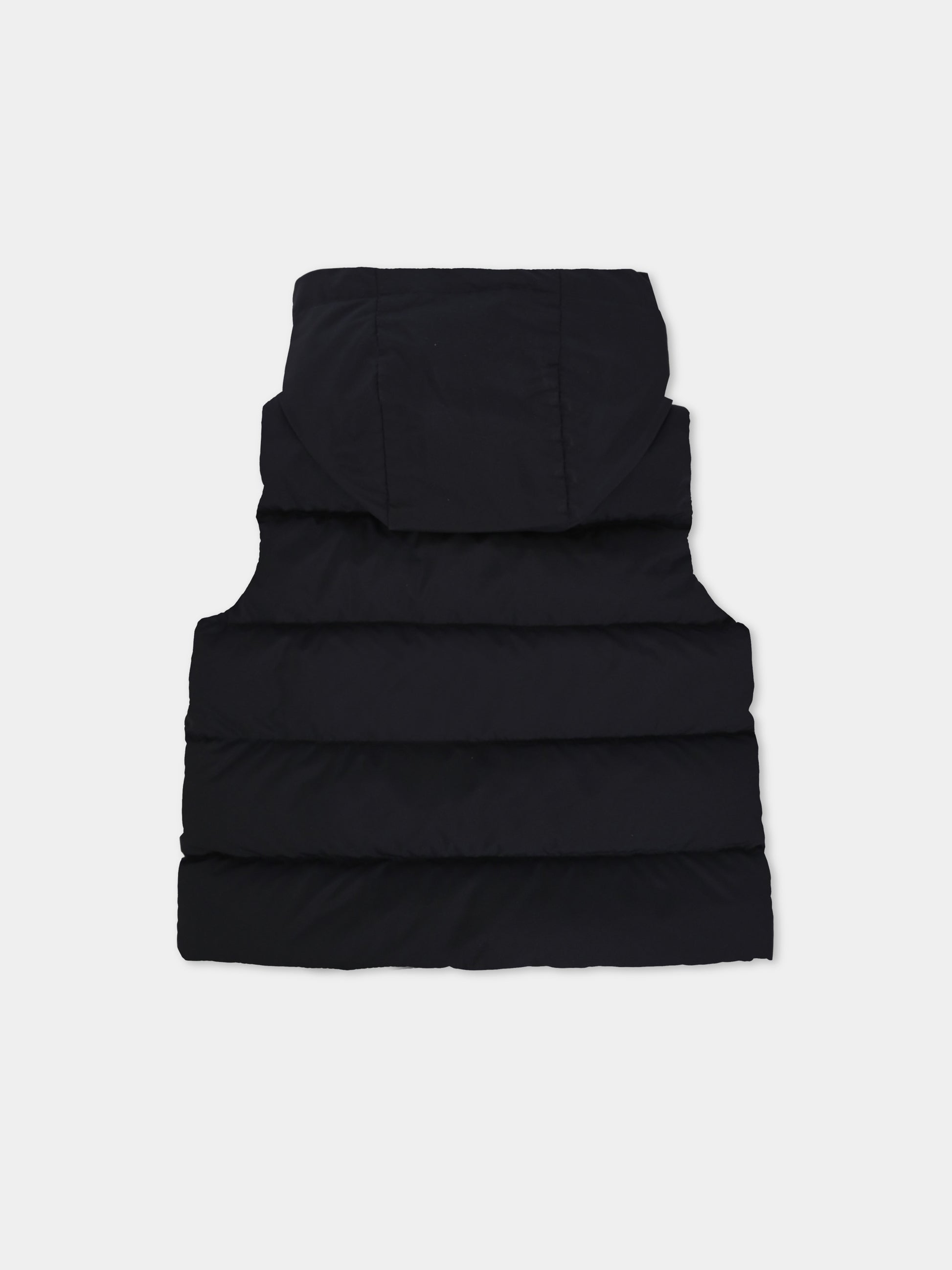 Gilet Buang blu per neonato con logo,Moncler Kids,K2951 - 1A00010 - 597YW 778