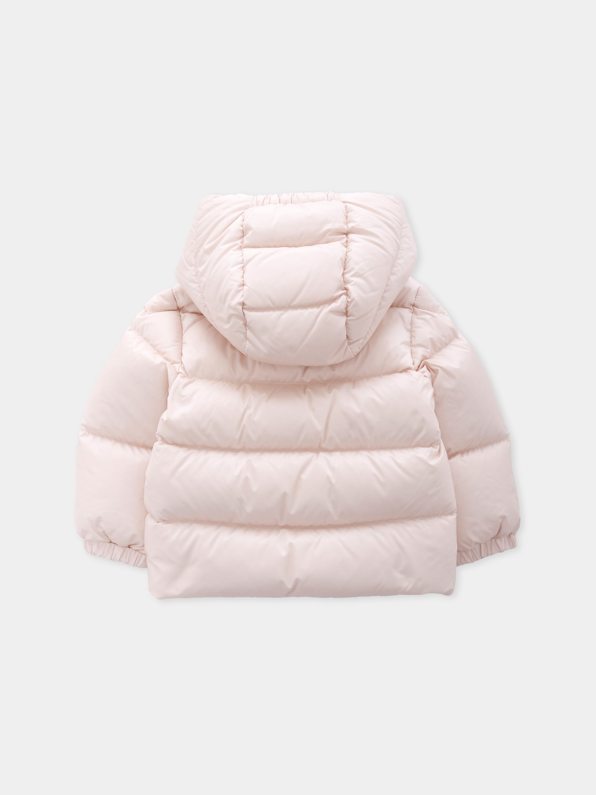 Piumino Sharon rosa per neonata con logo,Moncler Kids,K2951 - 1A00017 - 597YF 51N
