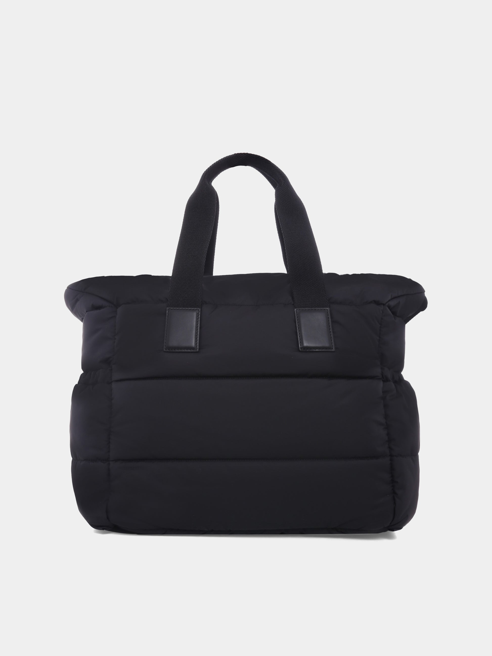 Borsa mamma nera per neonati con logo,Moncler Kids,K2951 - 5D00001 - M6811 999