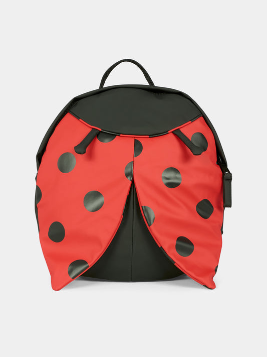 Zaino rosso per bambina con coccinella,Konges Sløjd,KS103453 LADY DOT