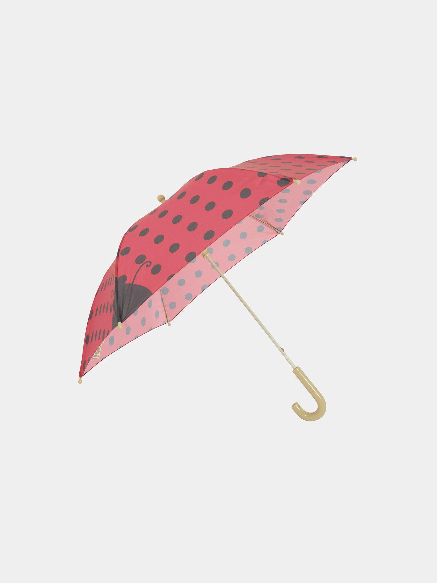 Ombrello rosso per bambina con stampa coccinella,Konges Sløjd,KS103493 LADY DOT