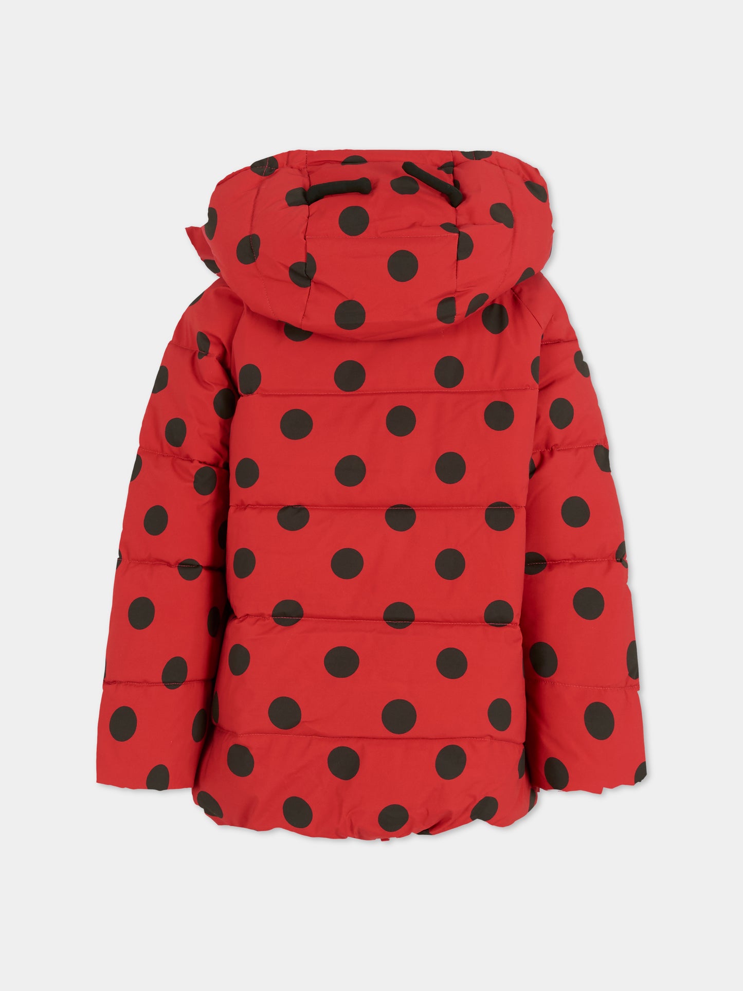 Piumino rosso per bambina con coccinella,Konges Sløjd,KS103524 LADY DOT