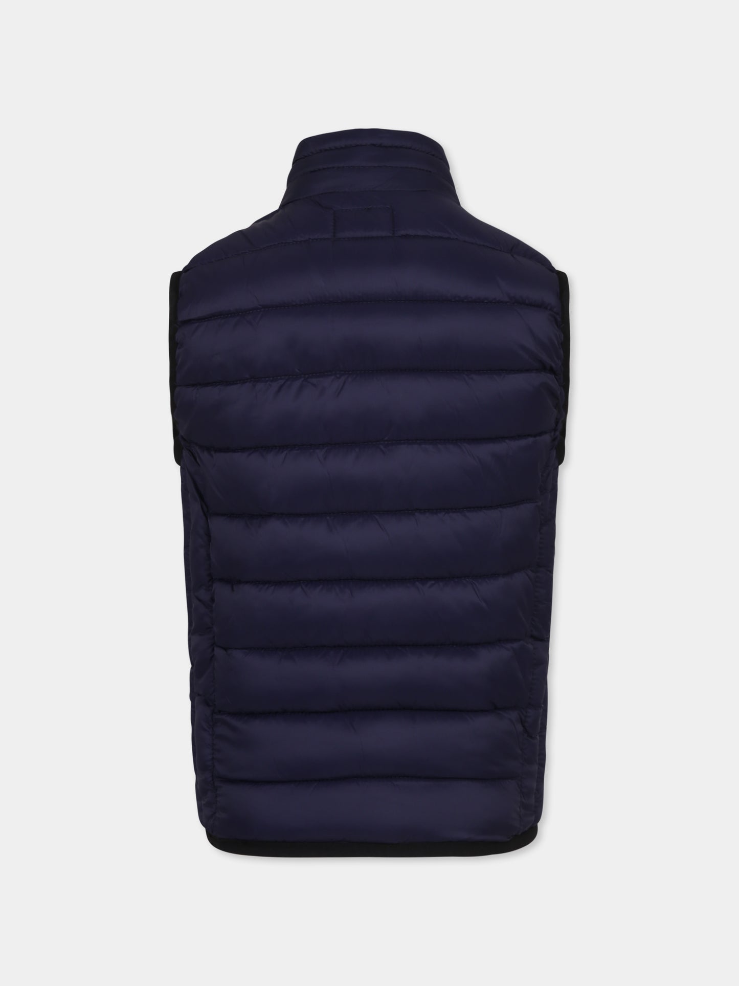 Gilet blu per bambino con smile,Richmond,RBA24174PI BLUE