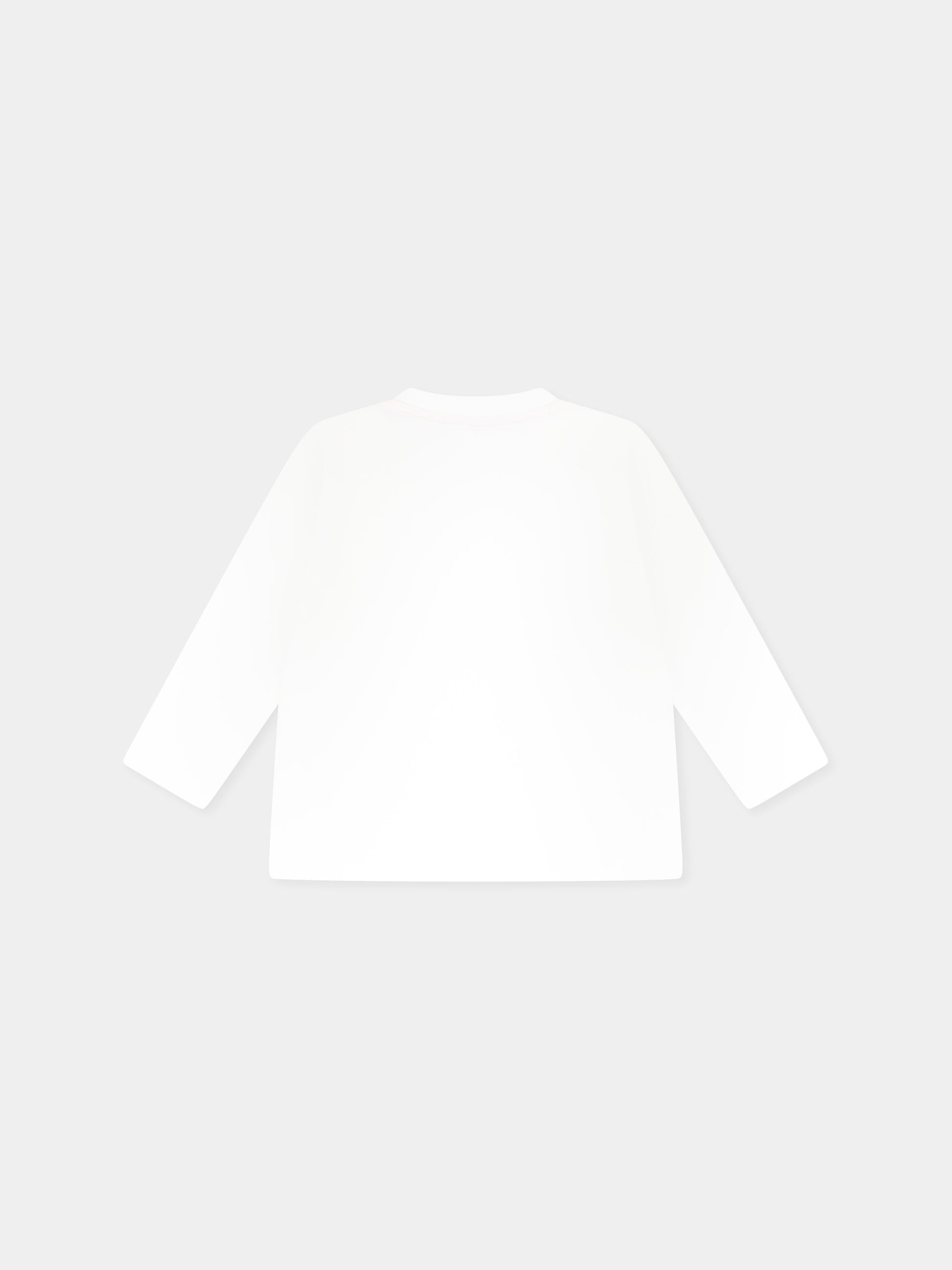 T-shirt bianca per neonata con logo,Richmond,RIA24054TS OFF-WHITE