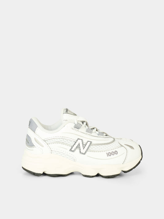 Sneakers 1000 bianche per bambini con logo,New Balance,IV1000DK