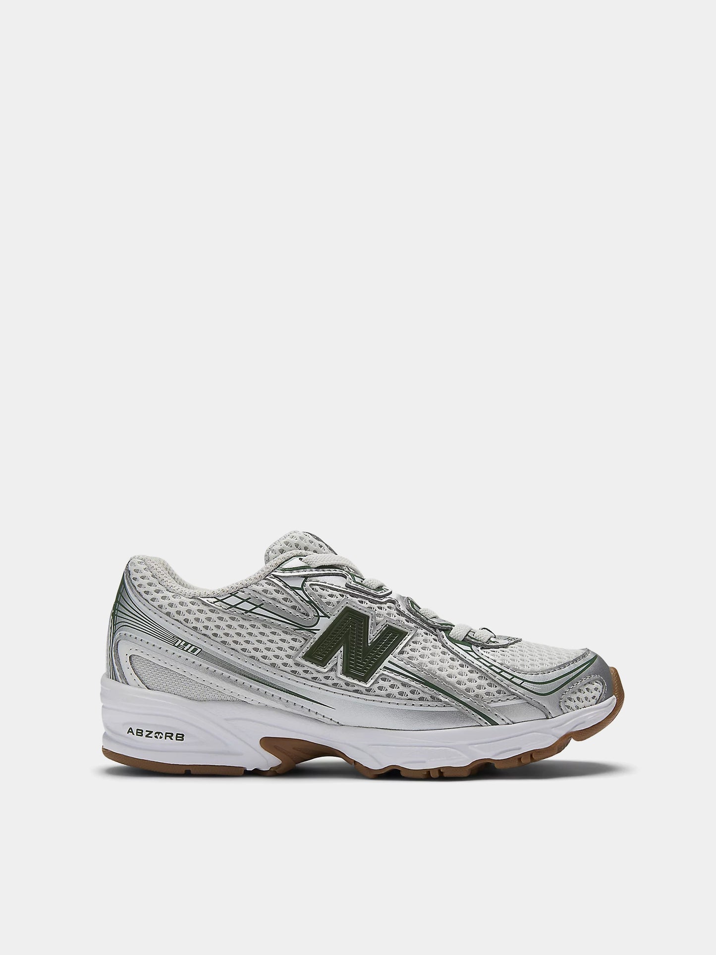 Sneakers 740 grigie e verdier bambini con logo,New Balance,PZ740SF