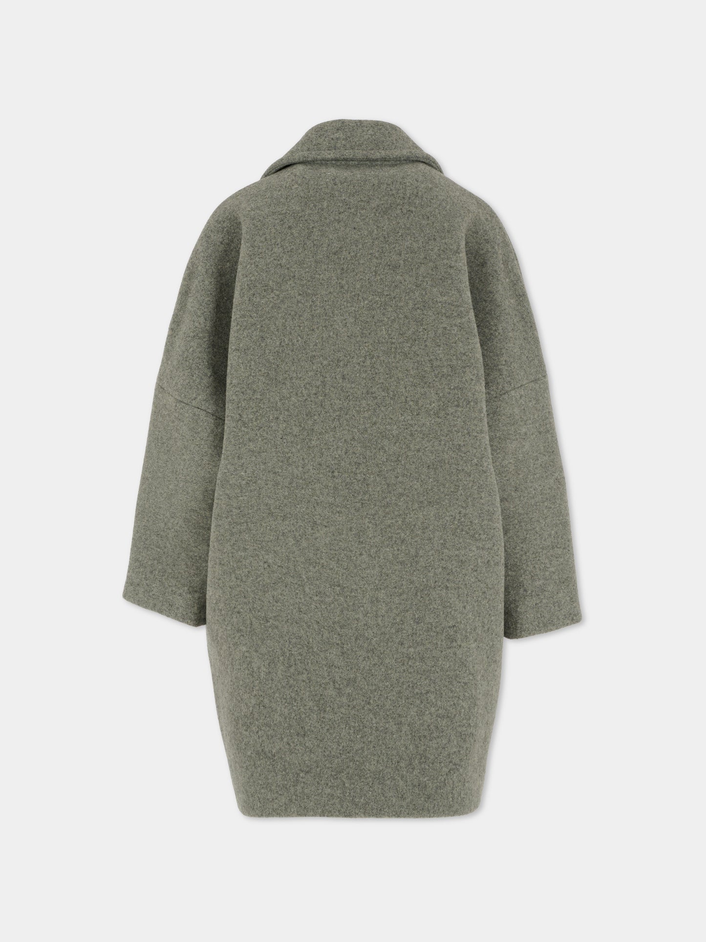 Cappotto grigio per bambini con logo,Mm6 Maison Margiela,M60833-MM00W-M6911