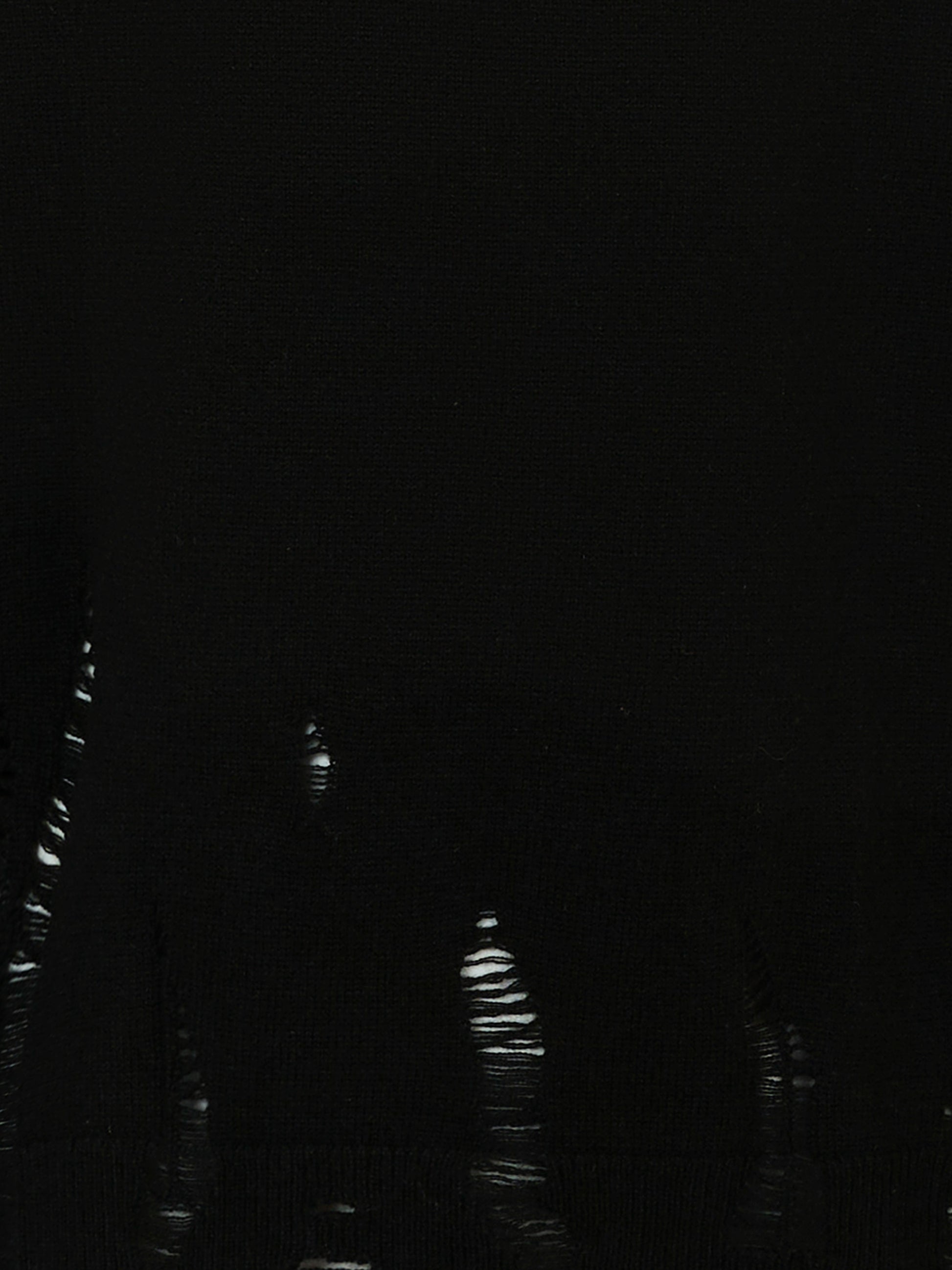 Maglione nero per bambini con logo,Mm6 Maison Margiela,M60877-MM06R-M6900