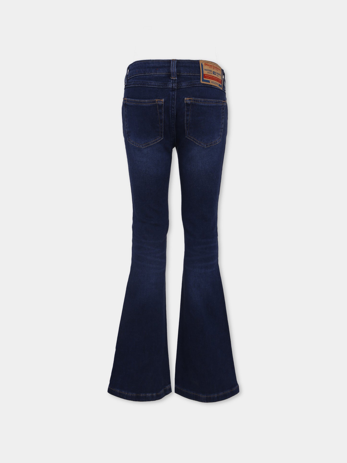 Jeans denim per bambina con logo,Diesel,J02341-KXBQG-K01