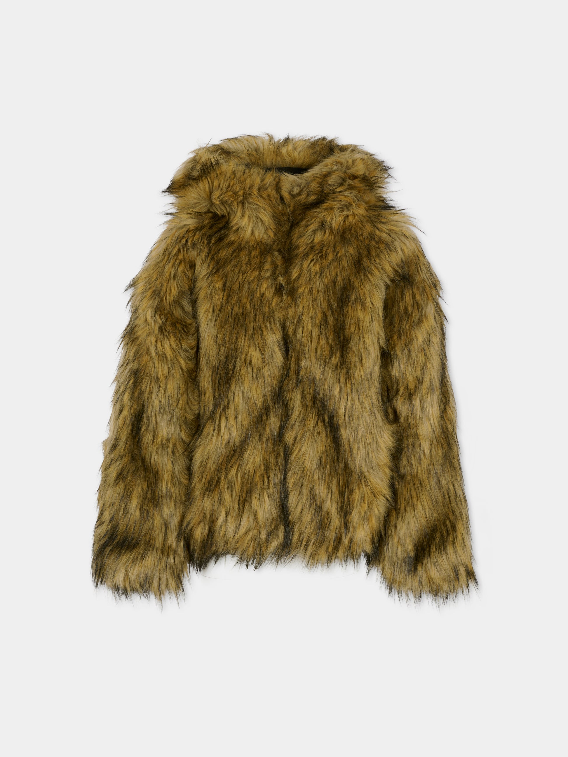 Ecopelliccia marrone per bambina,Diesel,J02406-KXBQ9-K709