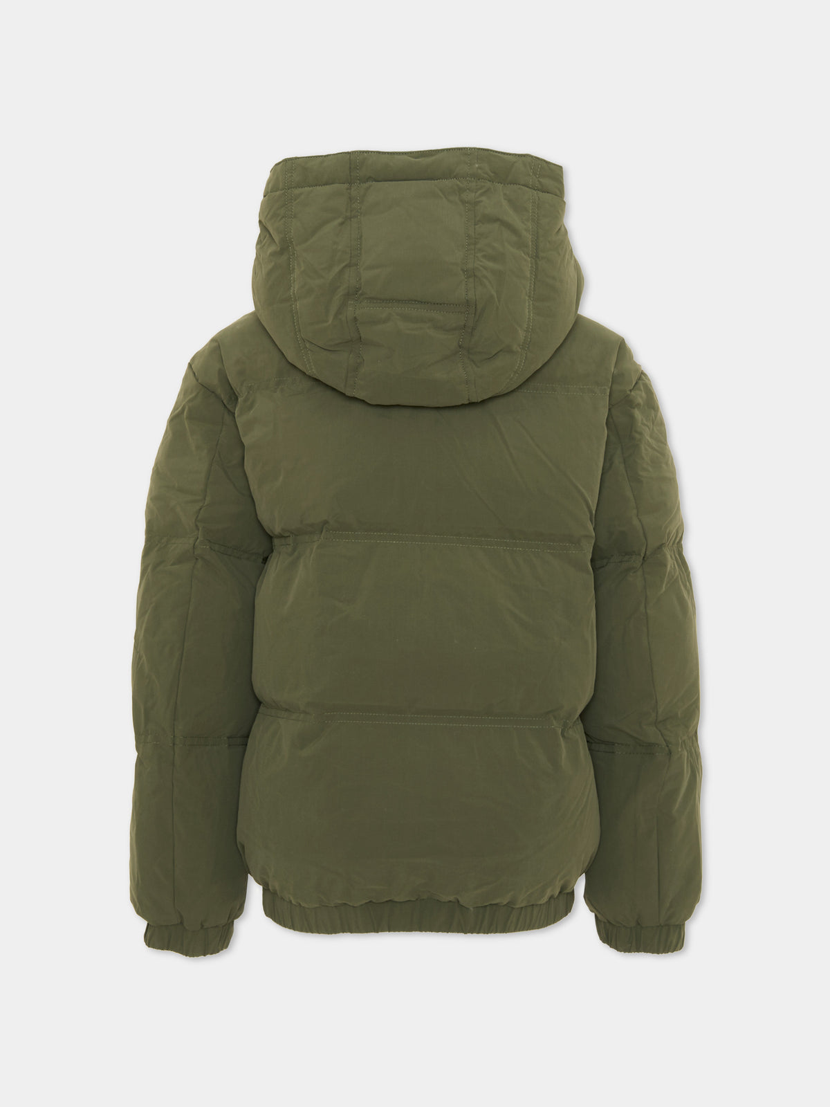 Piumino verde per bambini con logo,Diesel,J02422-KXBQ0-K513