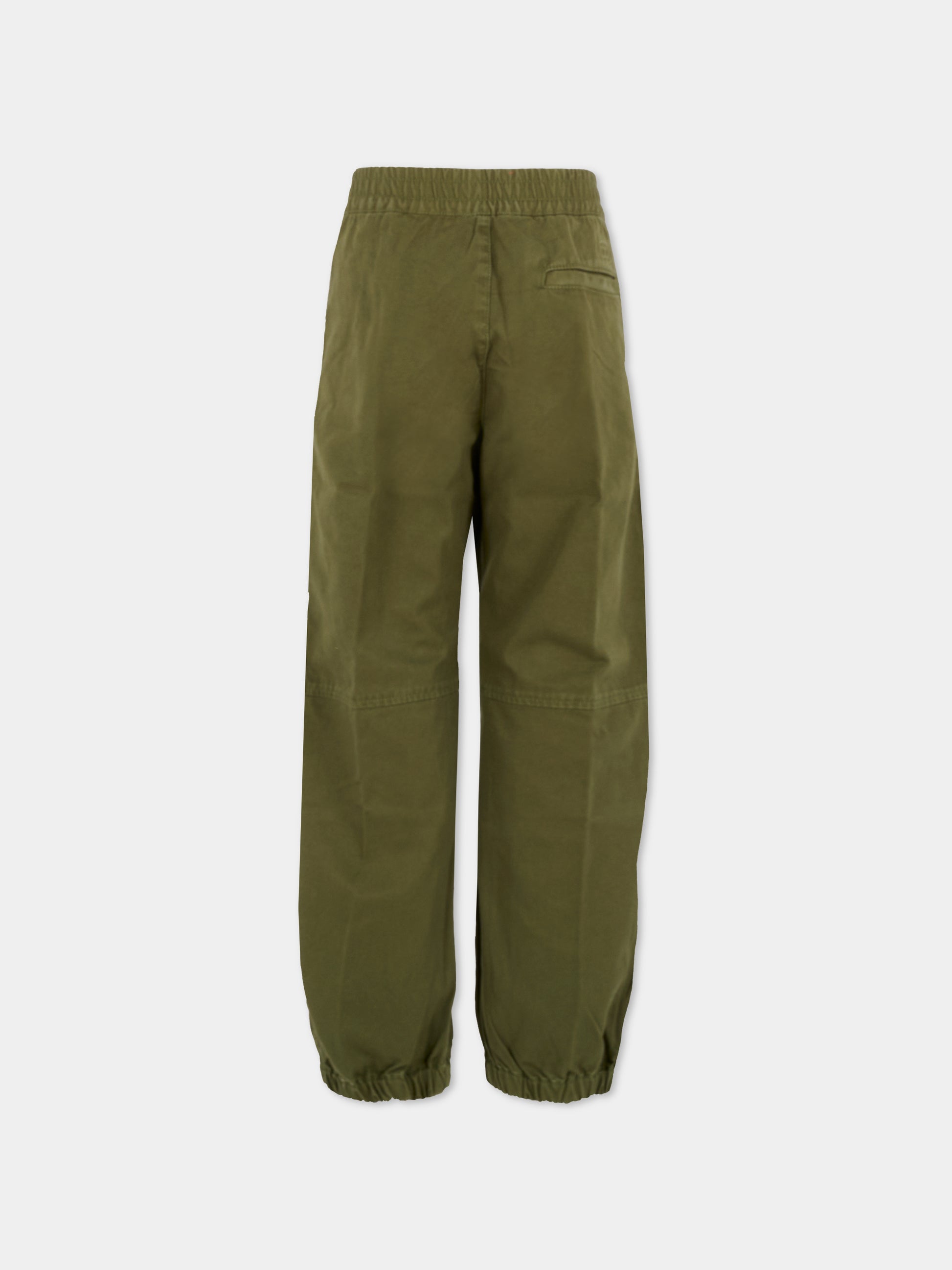 Pantaloni verdi per bambini con logo,Diesel,J02460-KXBIM-K513