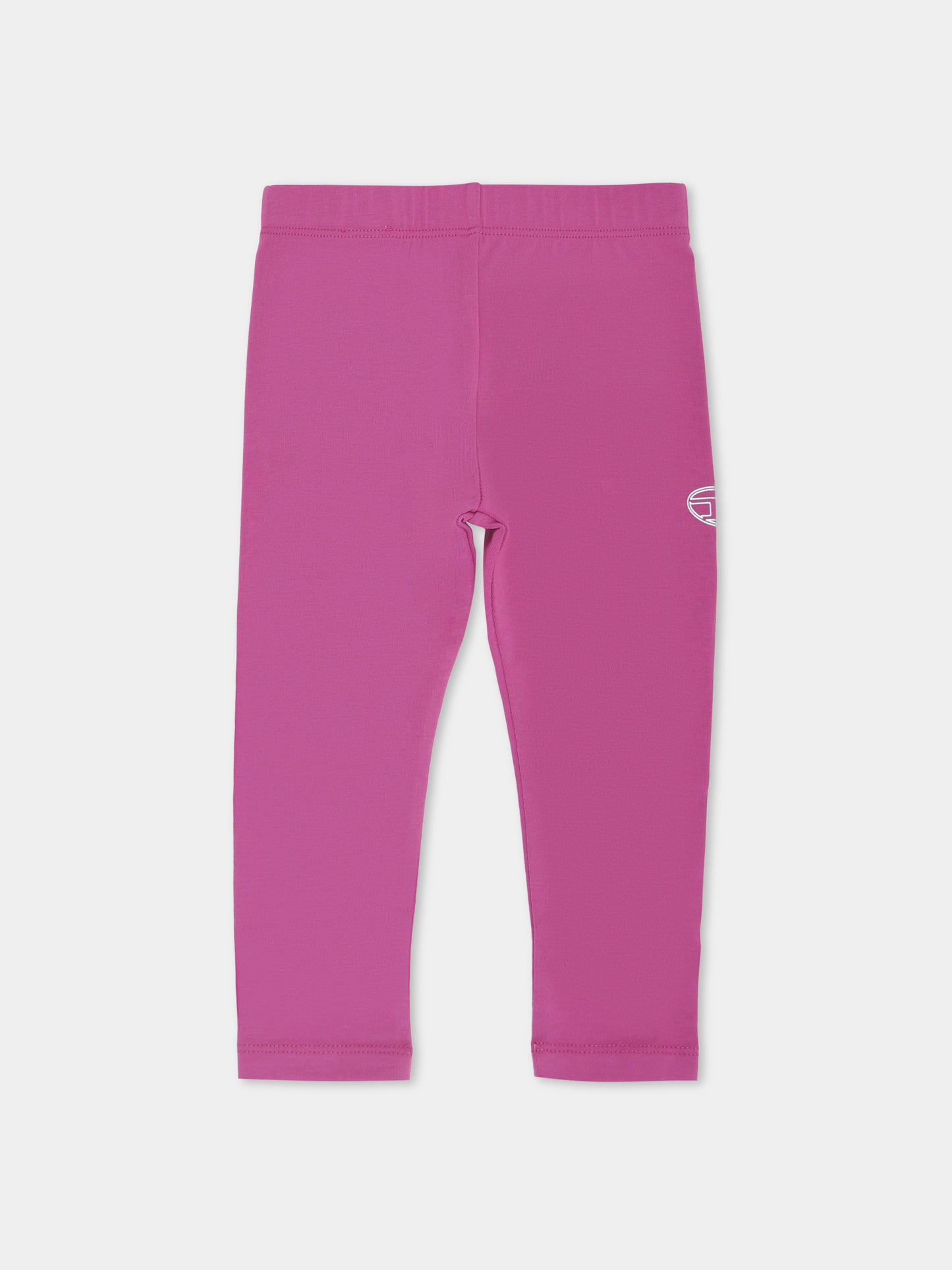 Leggings viola per neonata con logo,Diesel,K00667-0AFAA-K624