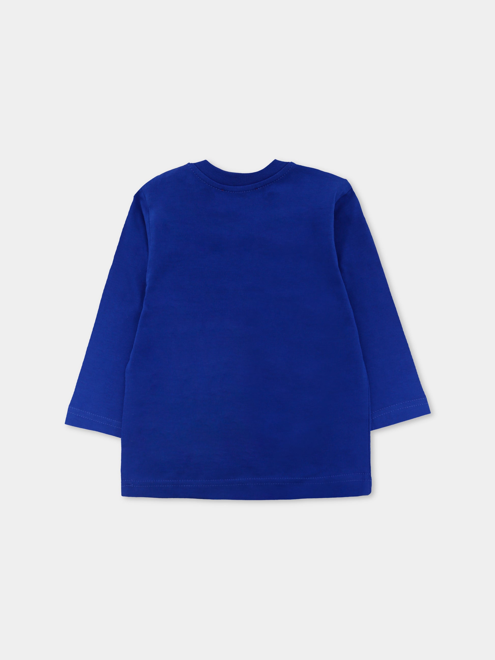 T-shirt blu per neonato con logo,Diesel,K00712-00YI9-K89G