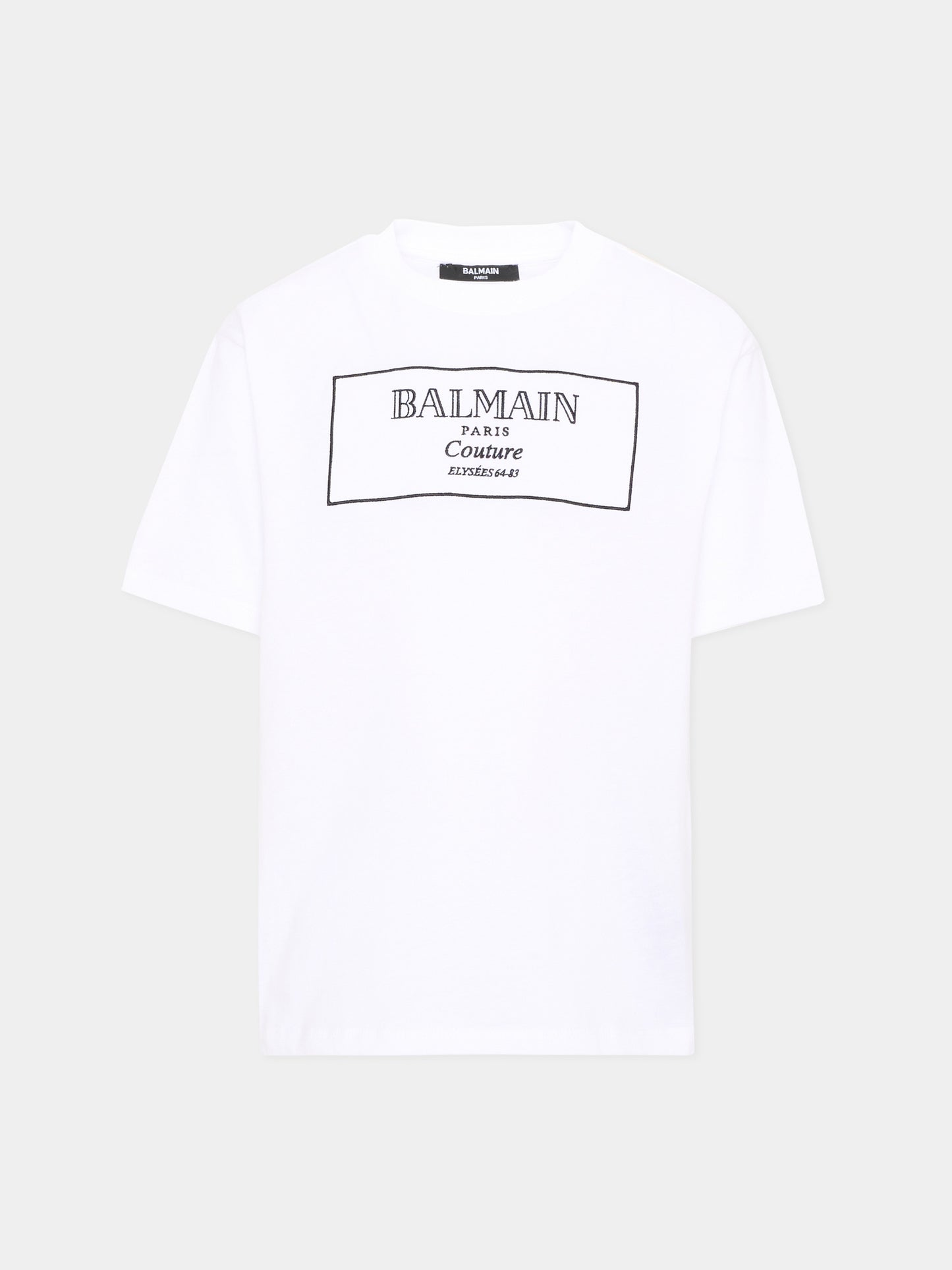White T-Shirt for Kids with logo