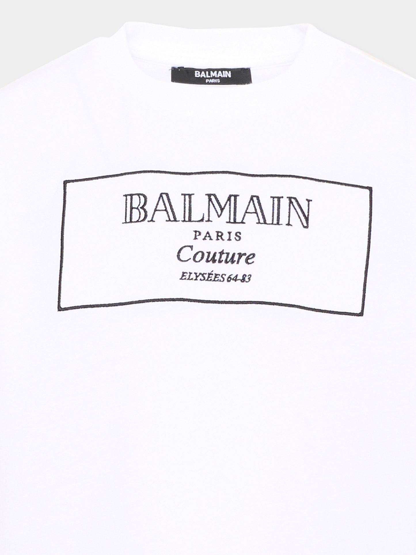 White T-Shirt for Kids with logo