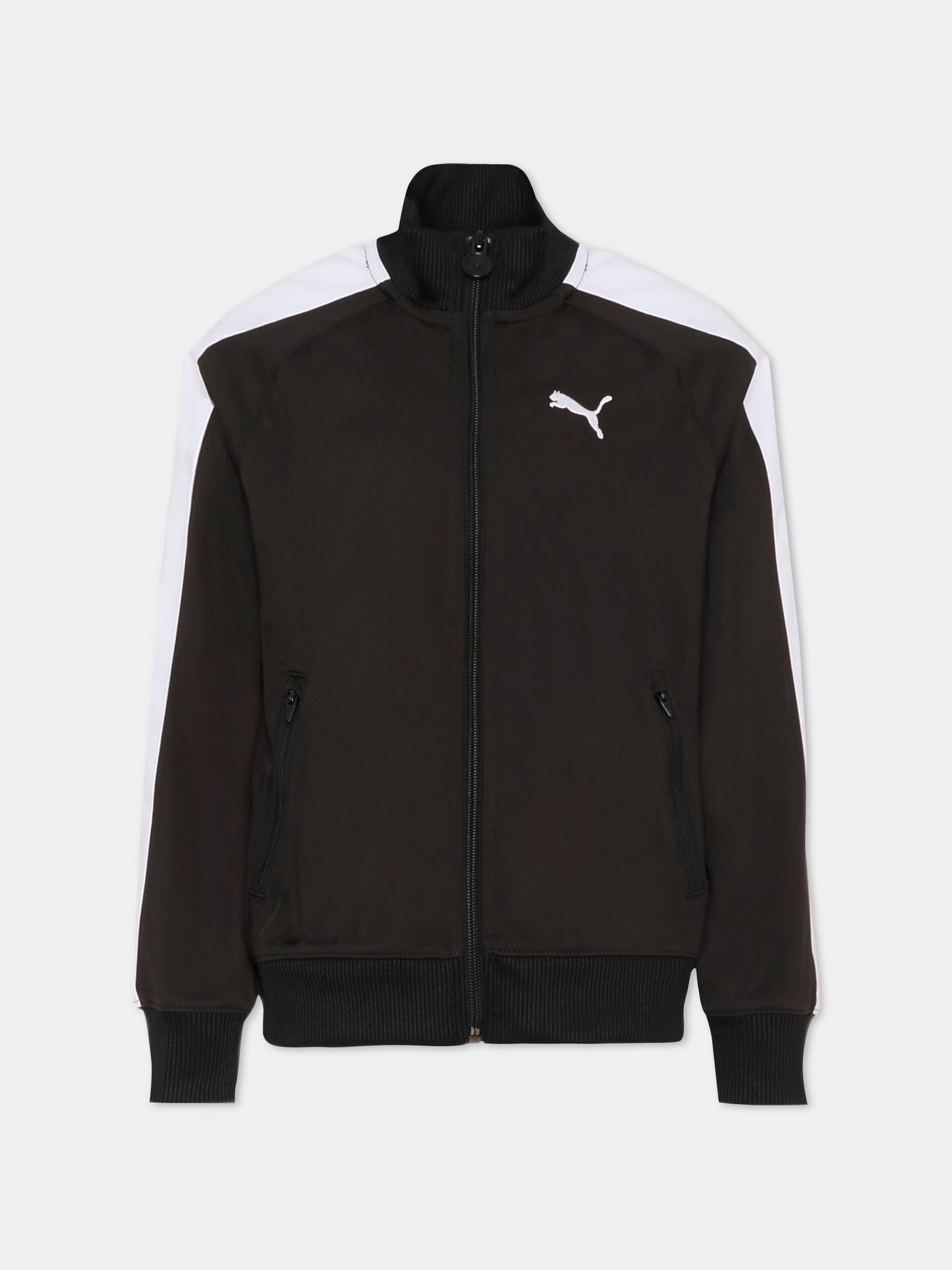 Felpa nera per bambini con logo,Puma,629875 01