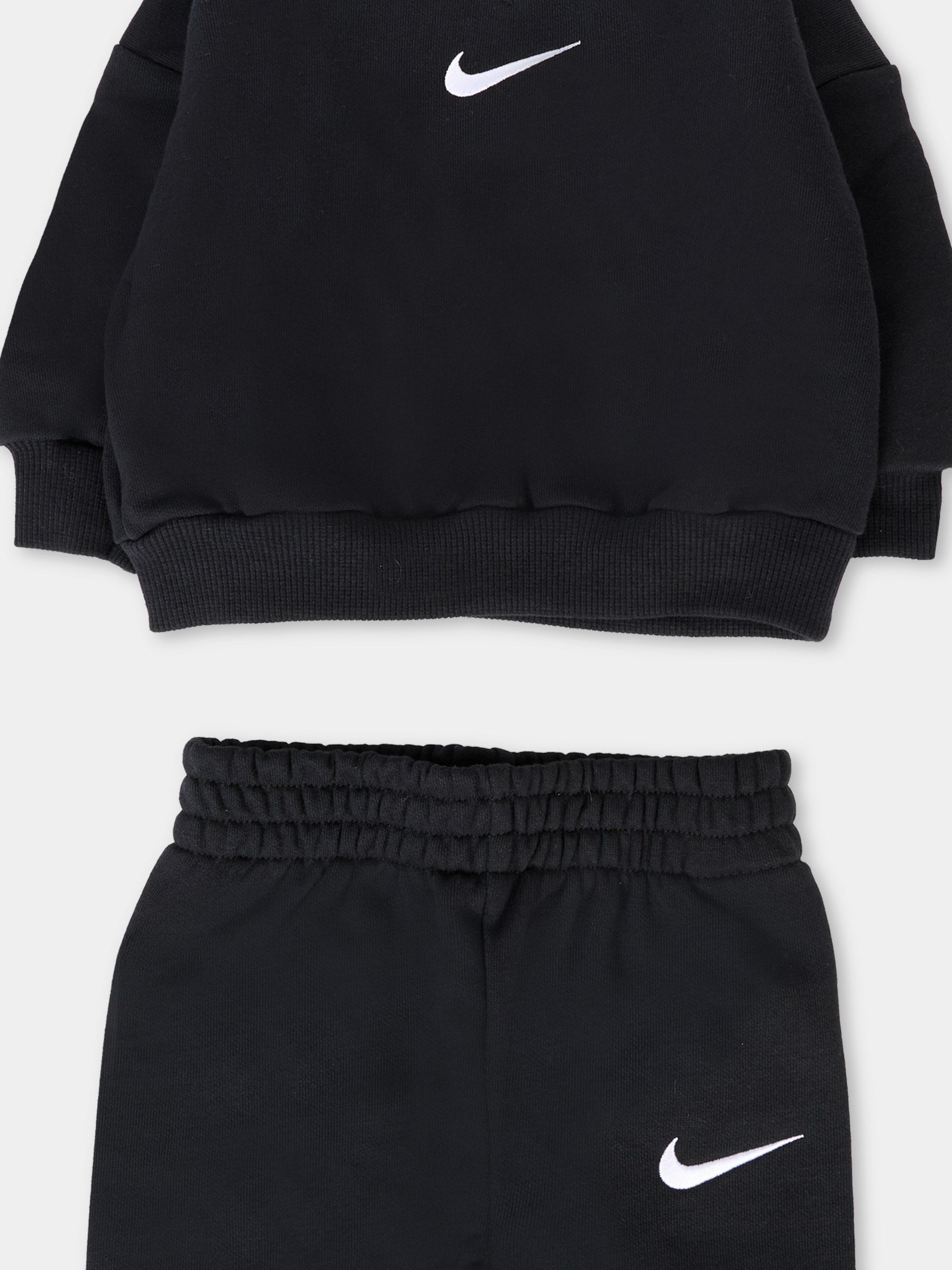 Completo nero per neonati con Swoosh bianco,Nike,66M188 023