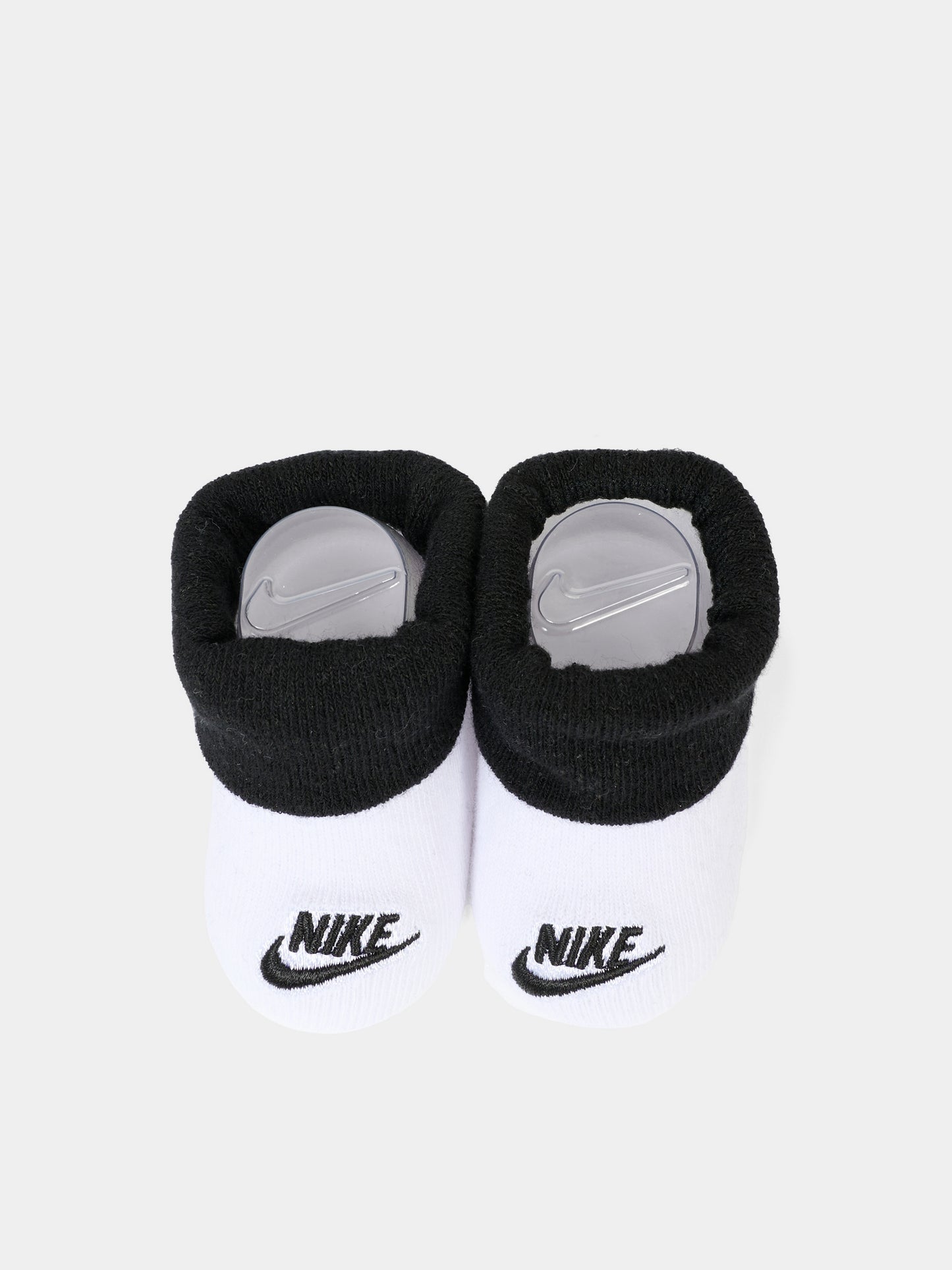 Set bianco per neonati con logo e Swoosh neri,Nike,LN0134 001