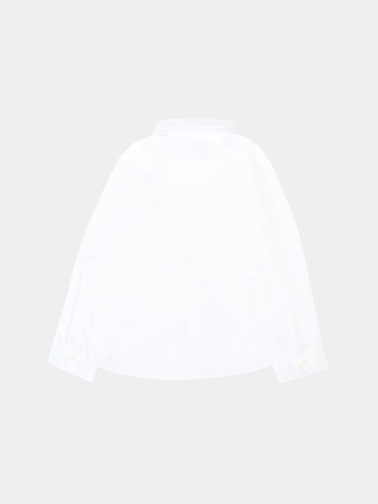 Camicia bianca per neonato con logo bianco,Burberry Kids,8112621 A1464