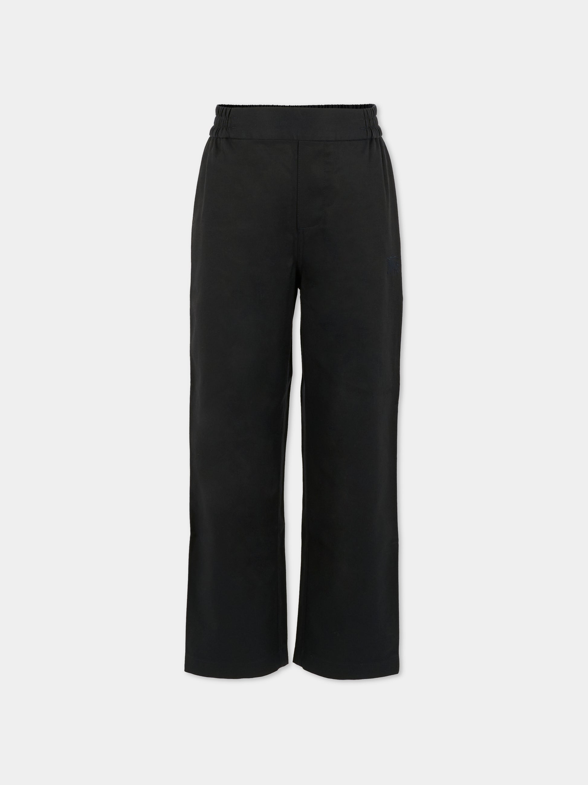 Pantaloni blu per bambino con cavaliere equestre,Burberry Kids,8109105 B8746