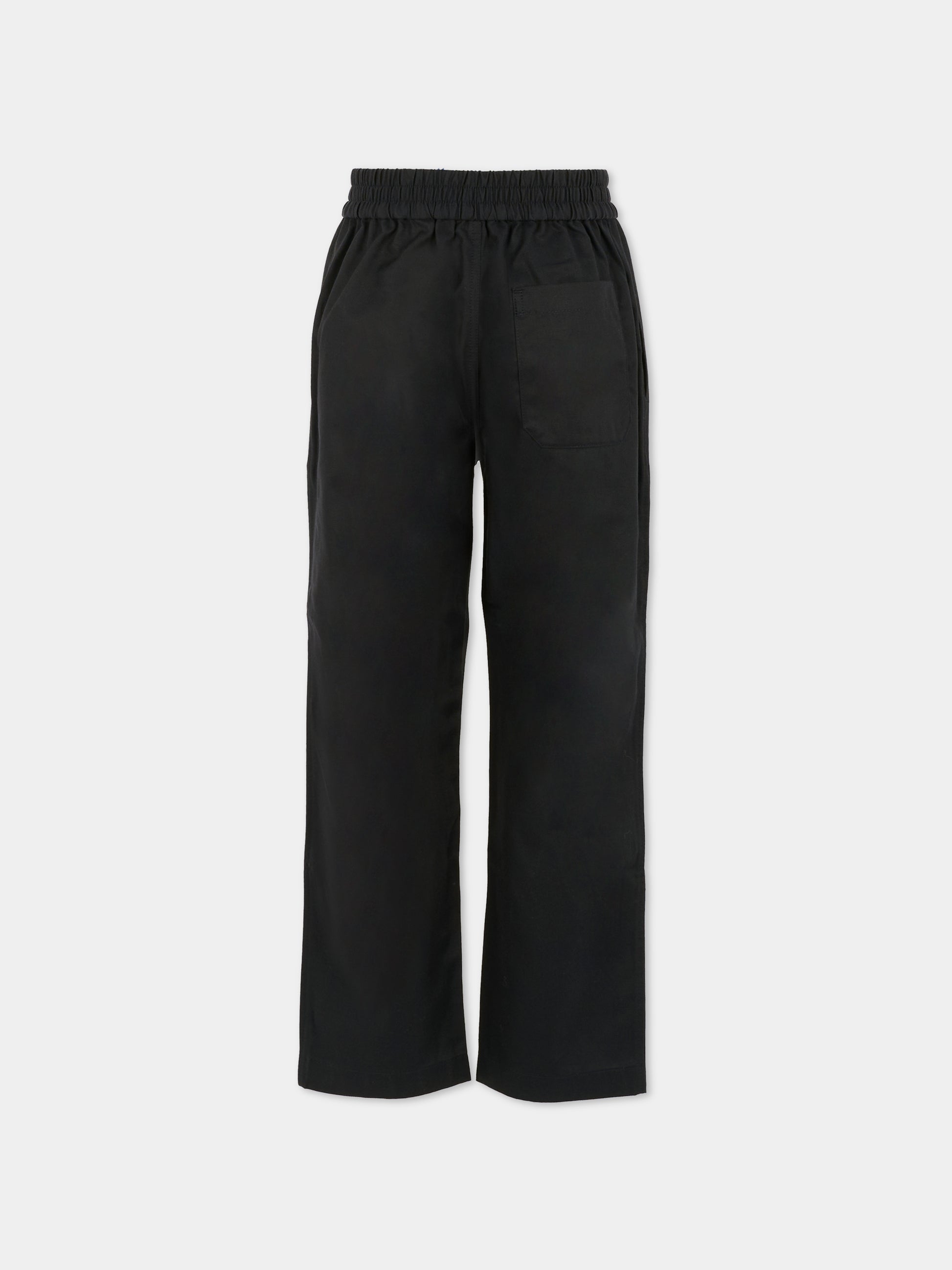 Pantaloni blu per bambino con cavaliere equestre,Burberry Kids,8109105 B8746