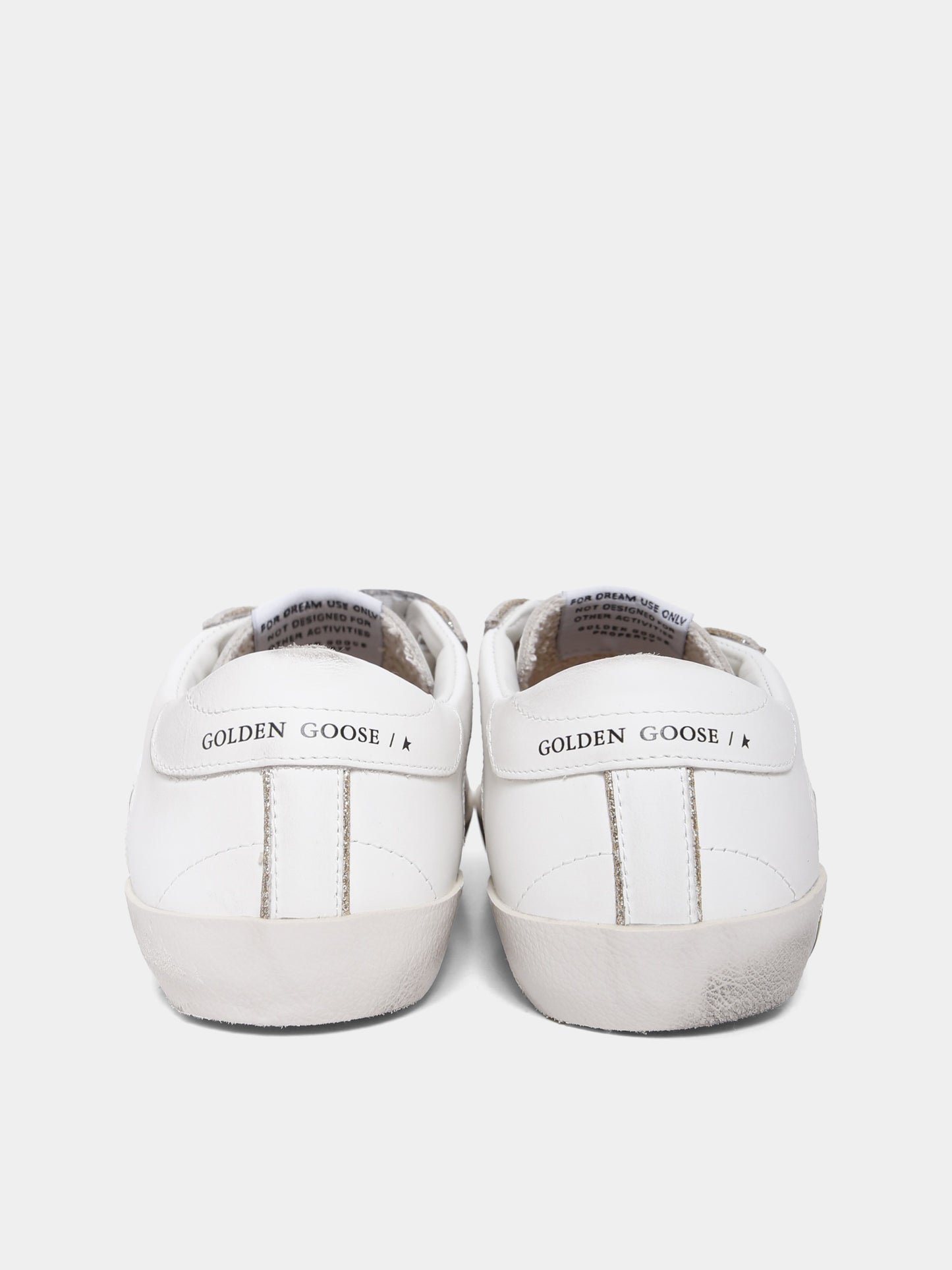 Sneakers Old School bianche per bambina con stella,Golden Goose,GJF00143 F007427 10847
